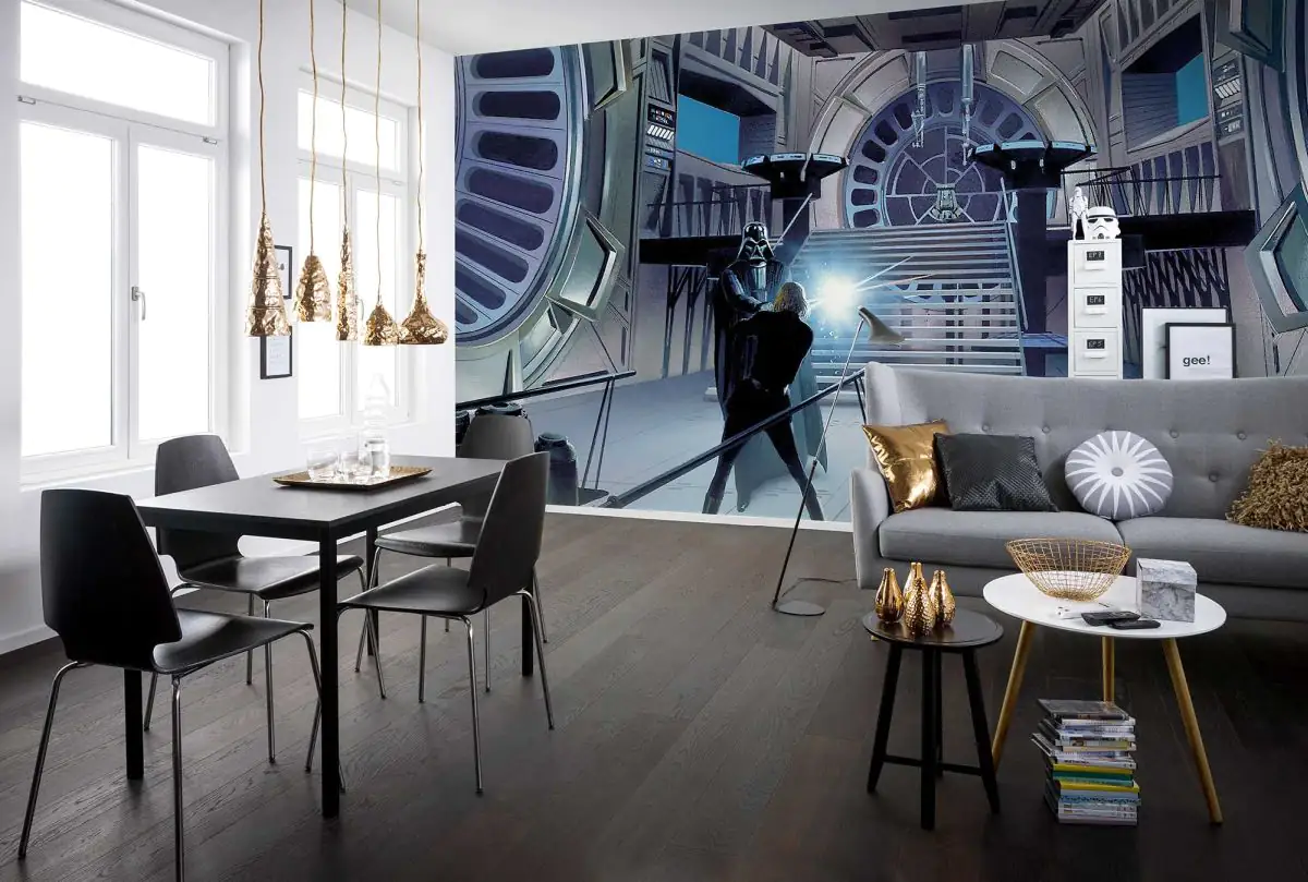 Komar Vlies Fototapete Star Wars Classic Zentrum der dunklen Seite 500 x 250 cm 