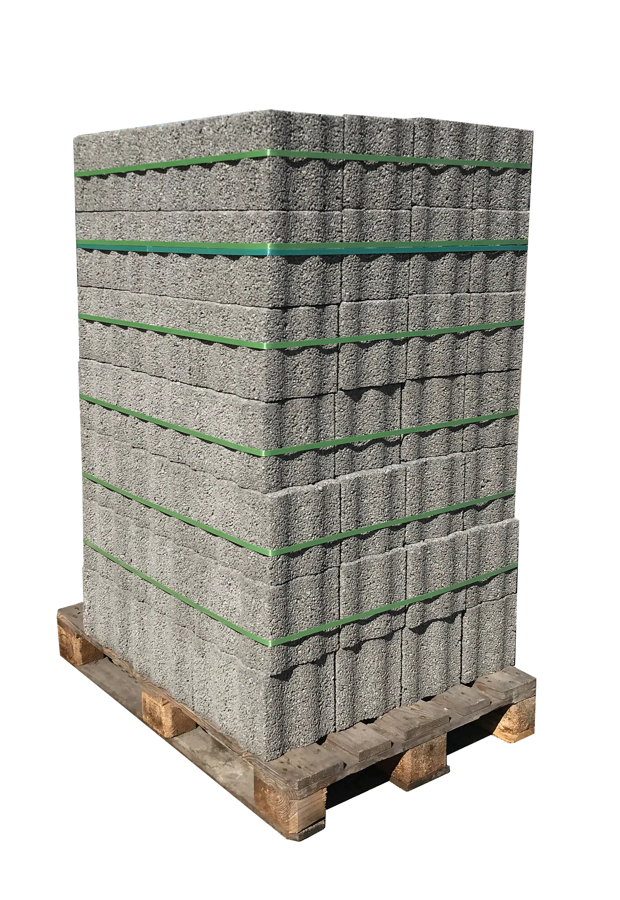 Kann Pflanzstein Wellino 30 x 20 x 20 cm grau 84 St. Palettenabnahme
