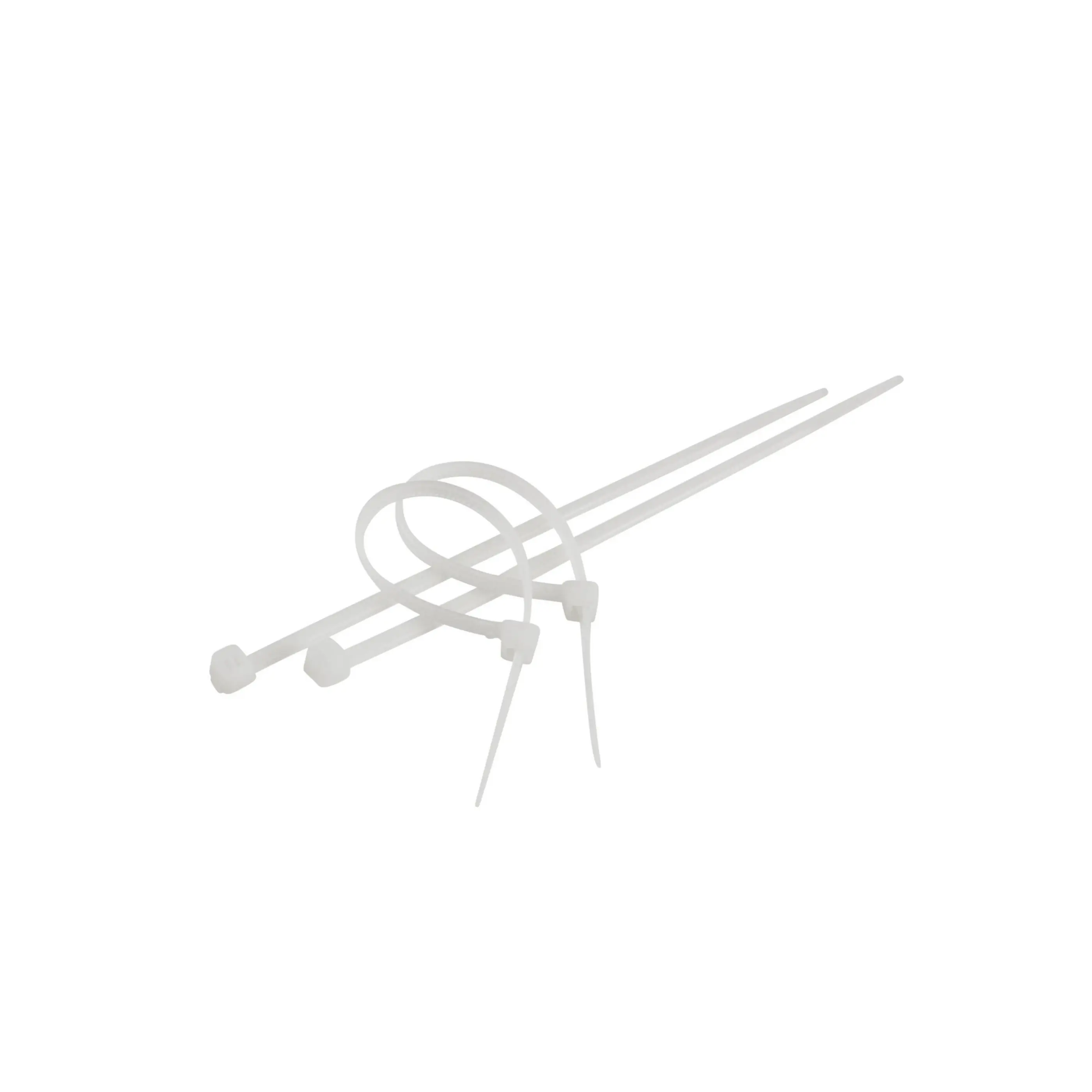 Unitec Kabelbinder 15 cm weiß 100 Stück