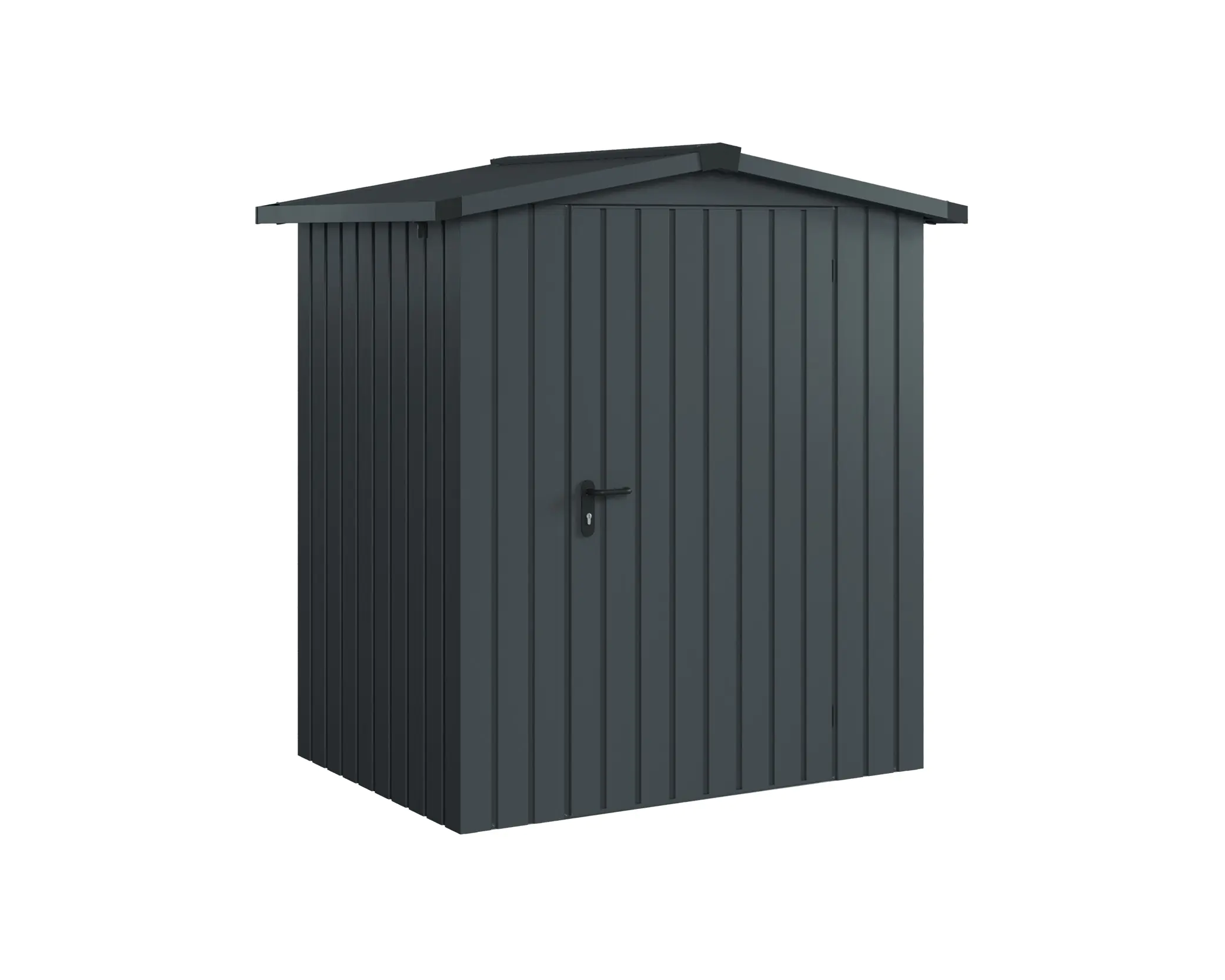 EcoStar Metallgerätehaus Euroline ESD1 anthrazit 166 x 118 cm 1-flg.