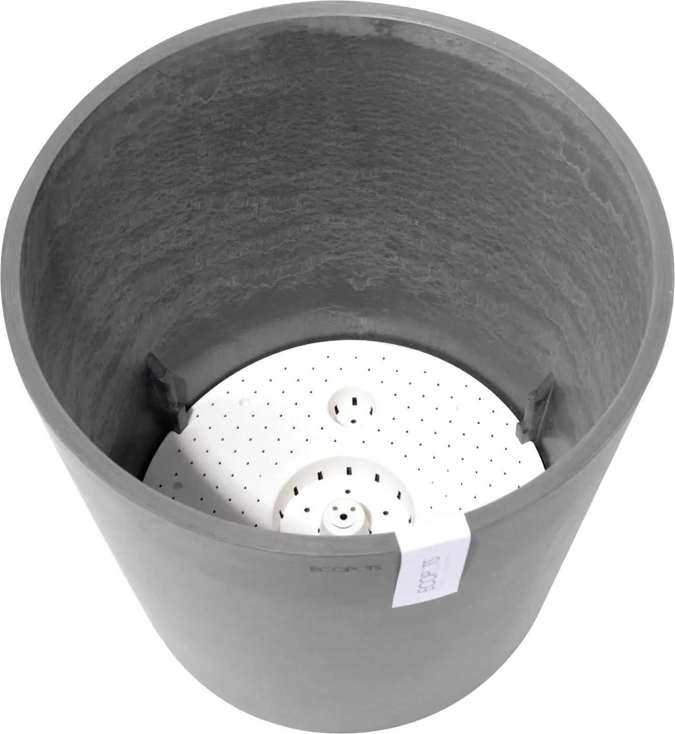 Ecopots Pflanztopf Amsterdam Ø 40 x 35 cm grau