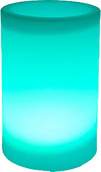 Smartwares LED Solarleuchte Blumentopf OSL_60085 weiß 30 cm RGBW