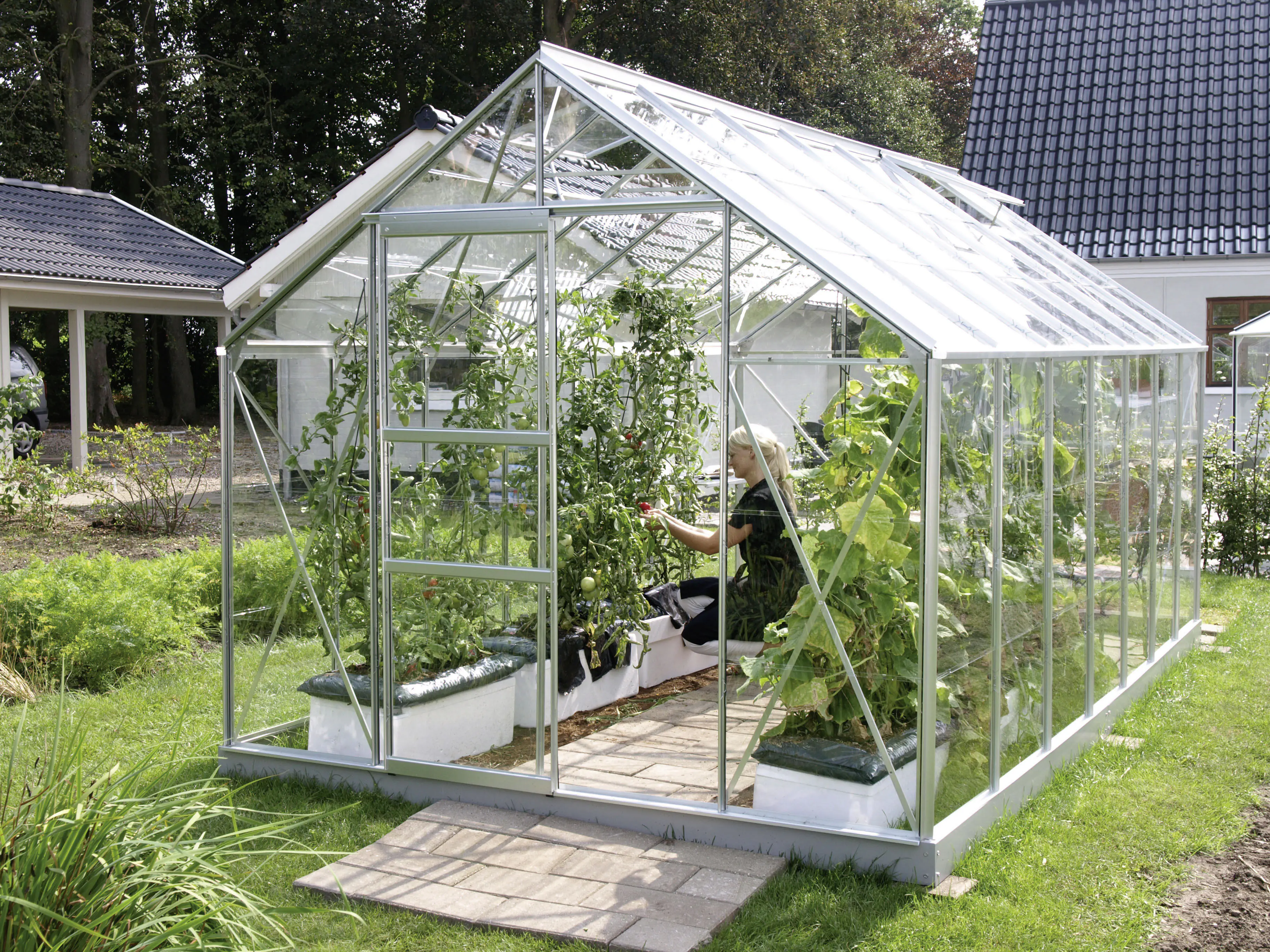 Vitavia Gewächshaus Merkur 11500 254 x 441 cm 3 mm ESG