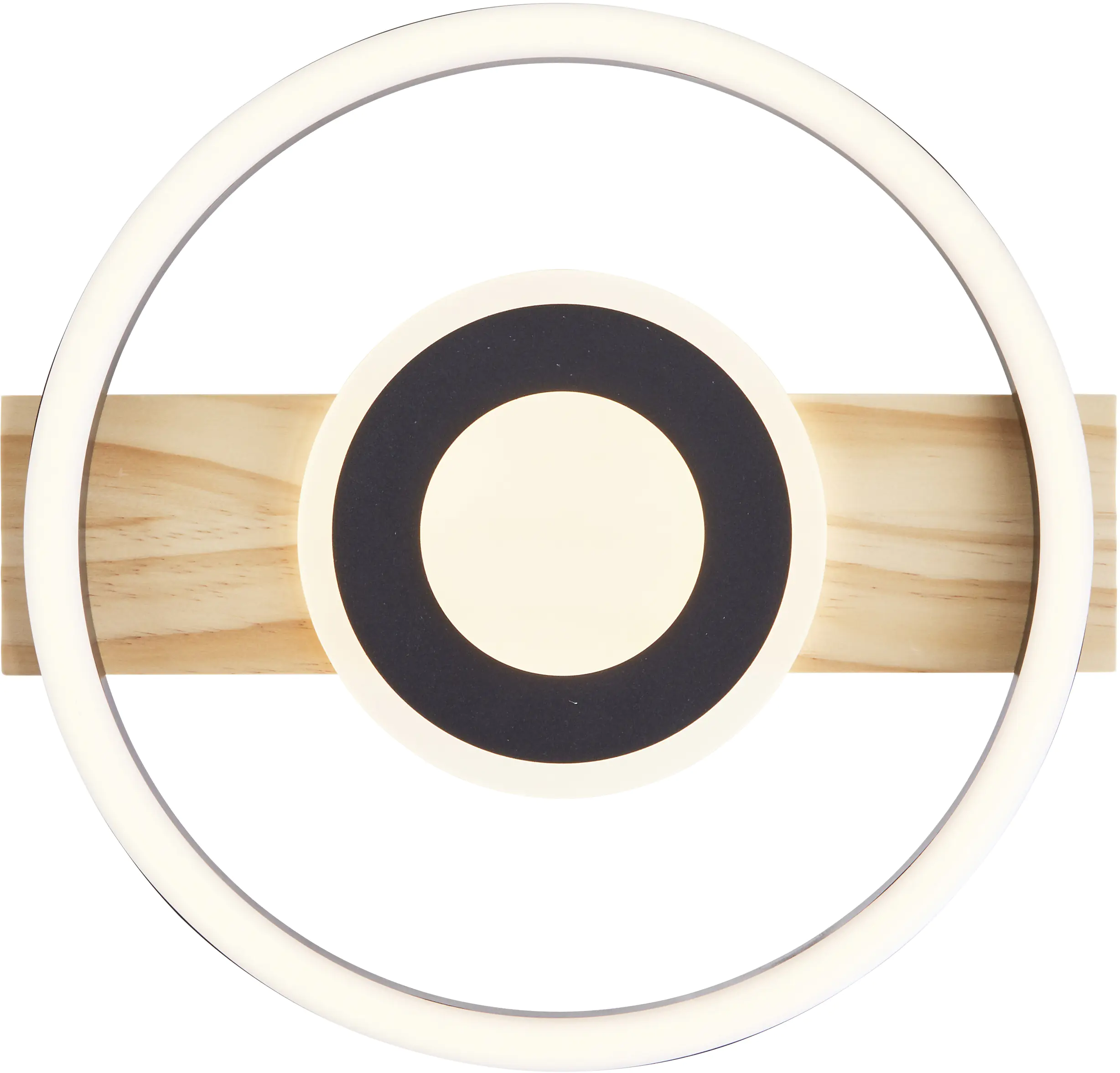 Brilliant Leuchten LED Deckenleuchte Maureen 22W, warmweiß, holz