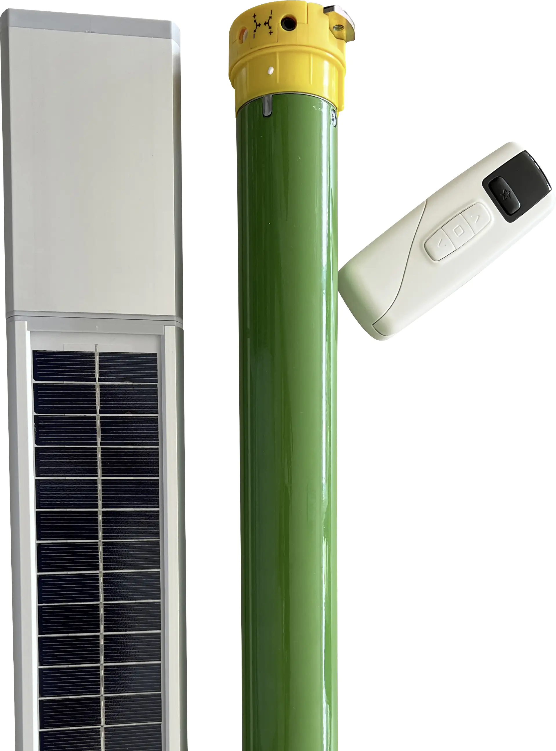 Gelenkarmmarkise Classic beige gestreift inkl. Motor, Handsender, Solar Panel