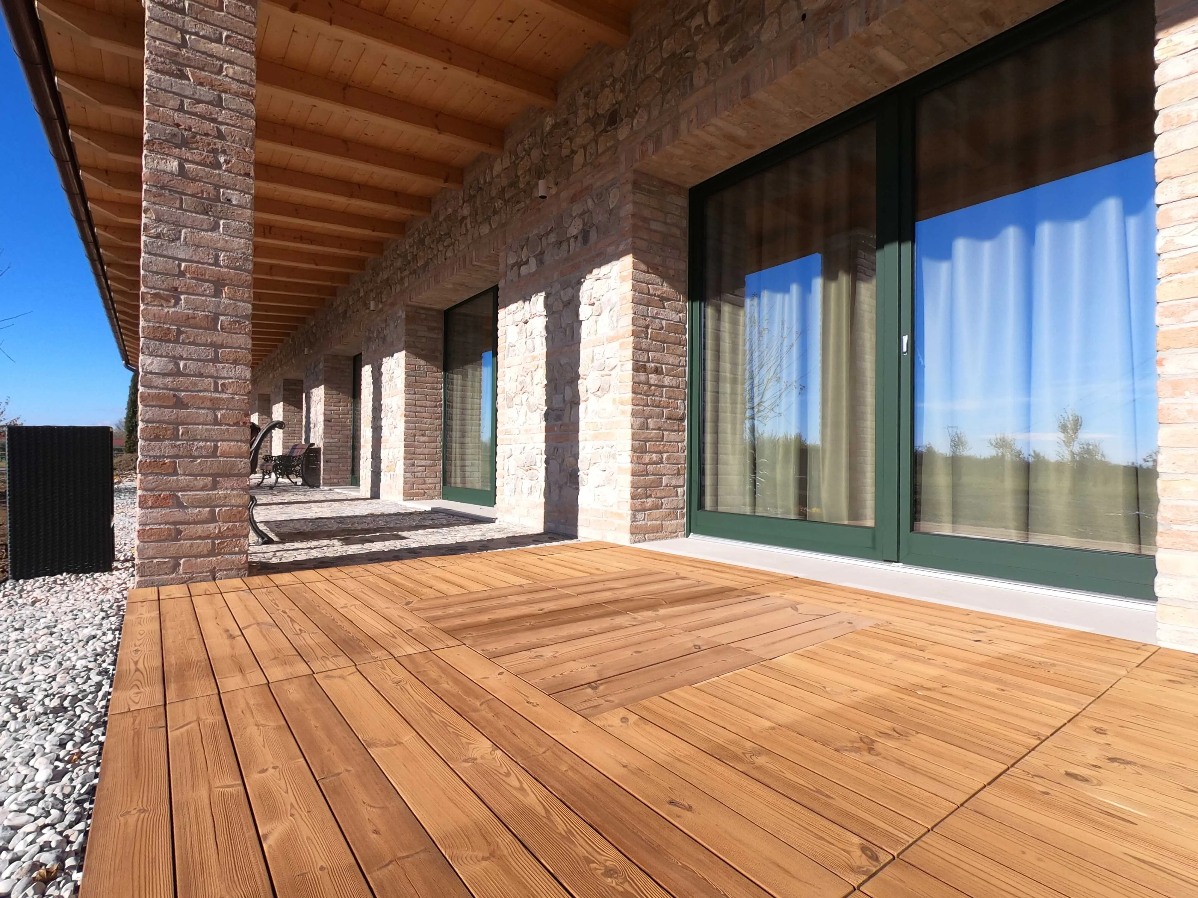 ONEK Klickfliese Holz natur Smartdeck 40 x 120 x 2,5 cm 1 Stück