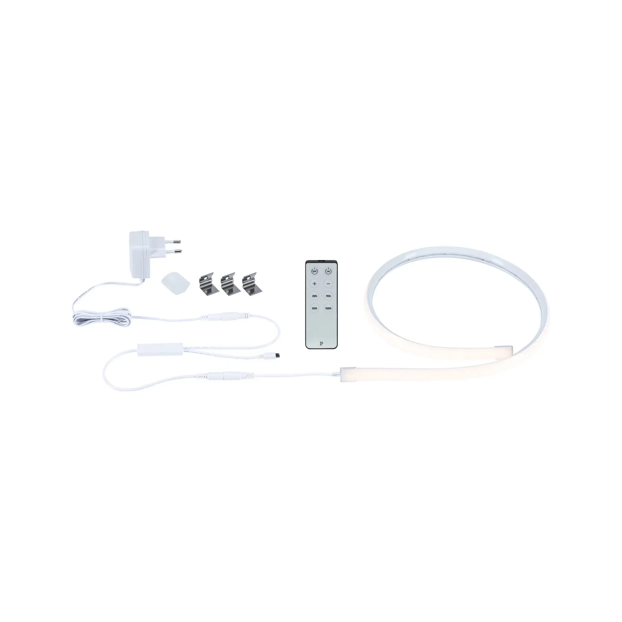 Paulmann LED-Streifen Set SimpLED Delta Tube Set 1 m 4,5 W warmweiß weiß dimmbar