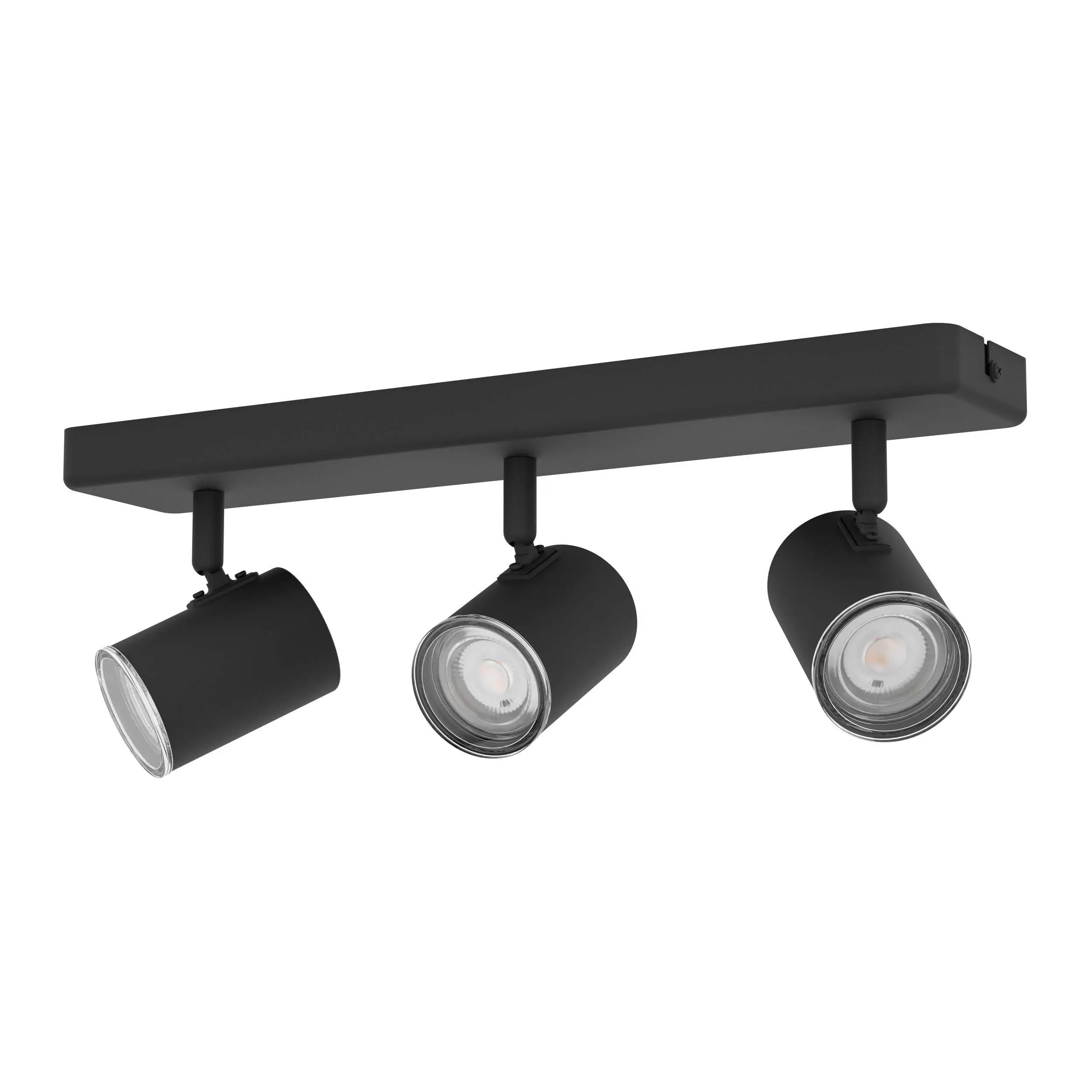 Eglo Leuchten 3er Spot Consuma 1 schwarz 40 x 13 cm
