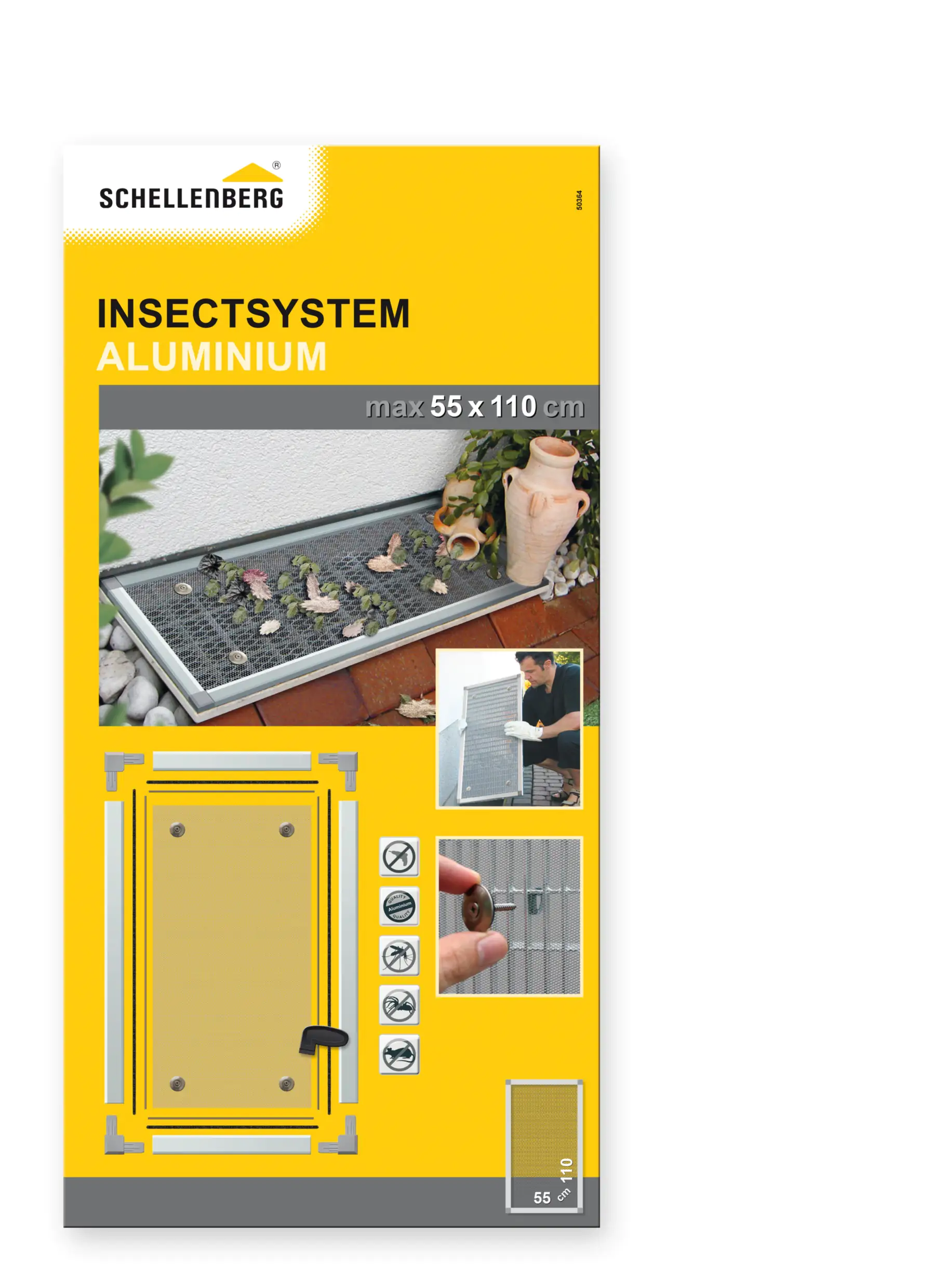 Schellenberg Sauberer Lichtschacht 55 x 110 cm