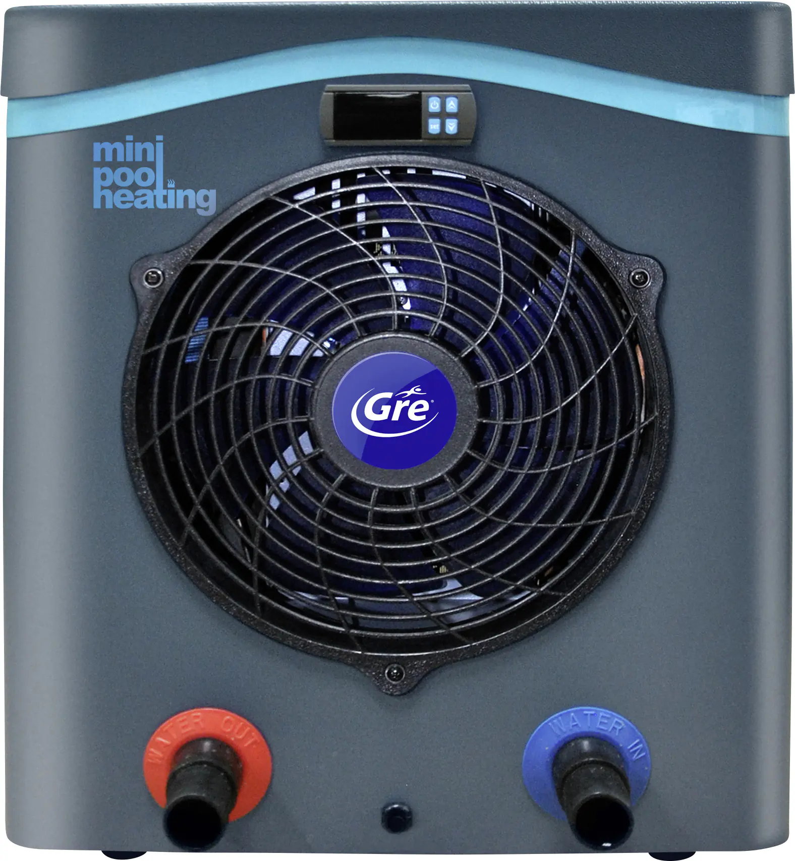 Gre Mini-Wärmepumpe Pools bis 30 m³ 43,5 x 43 x 46 cm