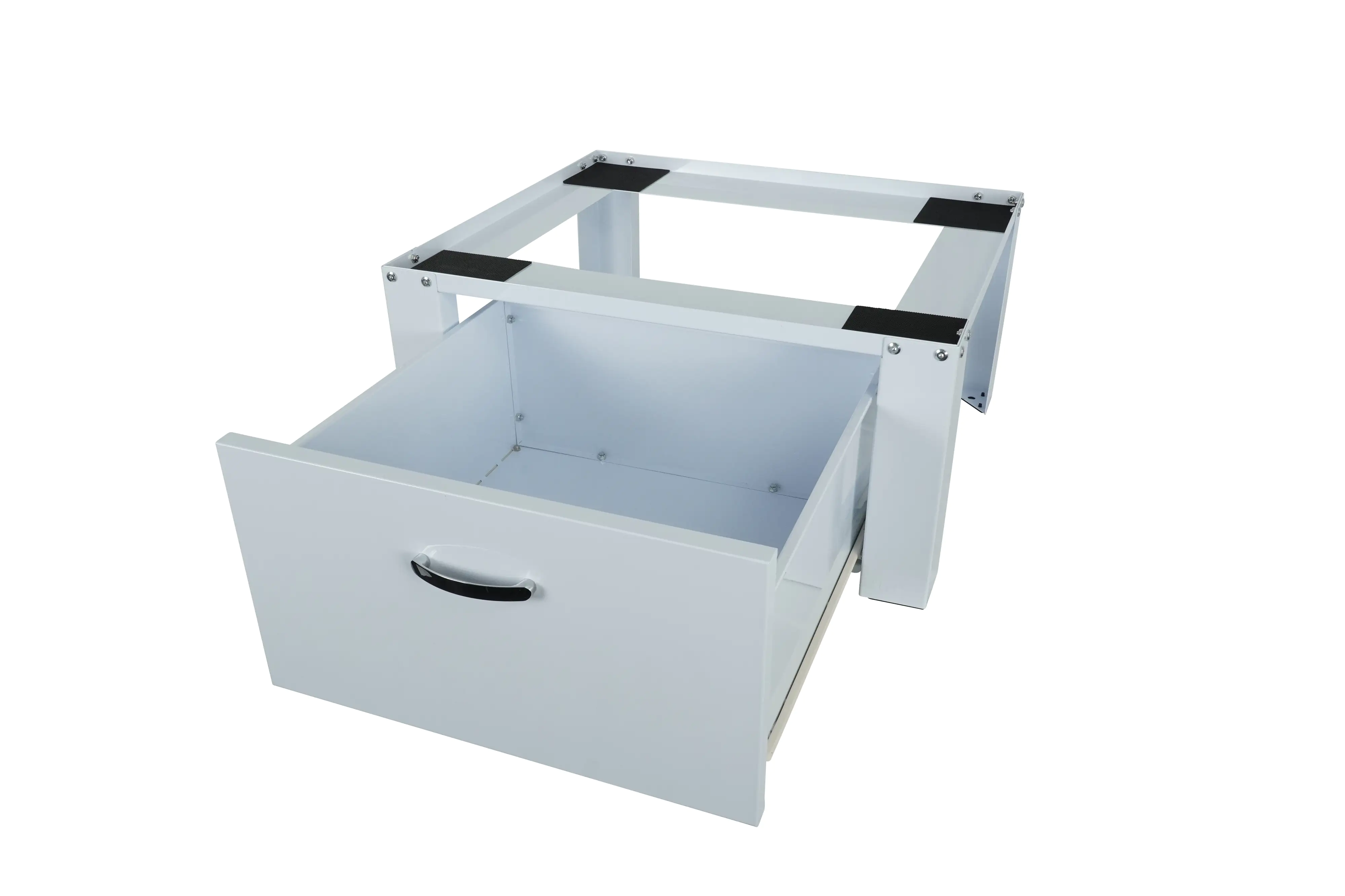 Respekta Waschmaschinen Erhöhung mit Schublade 30 x 63 x 56,5 cm (H x B x T) weiß