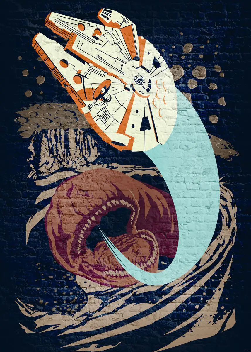 Komar Vlies Fototapete Star Wars Classic Wurm 200 x 280 cm 