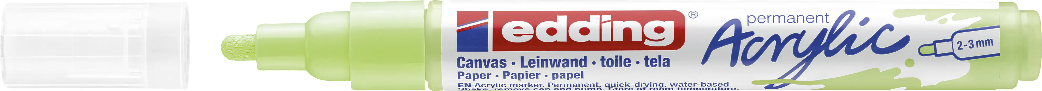 edding 5100 Acrylmarker medium pastellgrün 2 - 3 mm