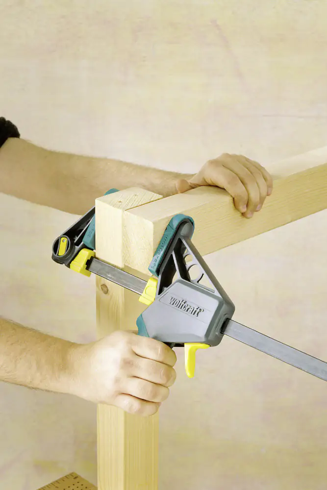 Wolfcraft Einhandzwinge Pro Dehnbereich 21 - 41 cm 450 mm