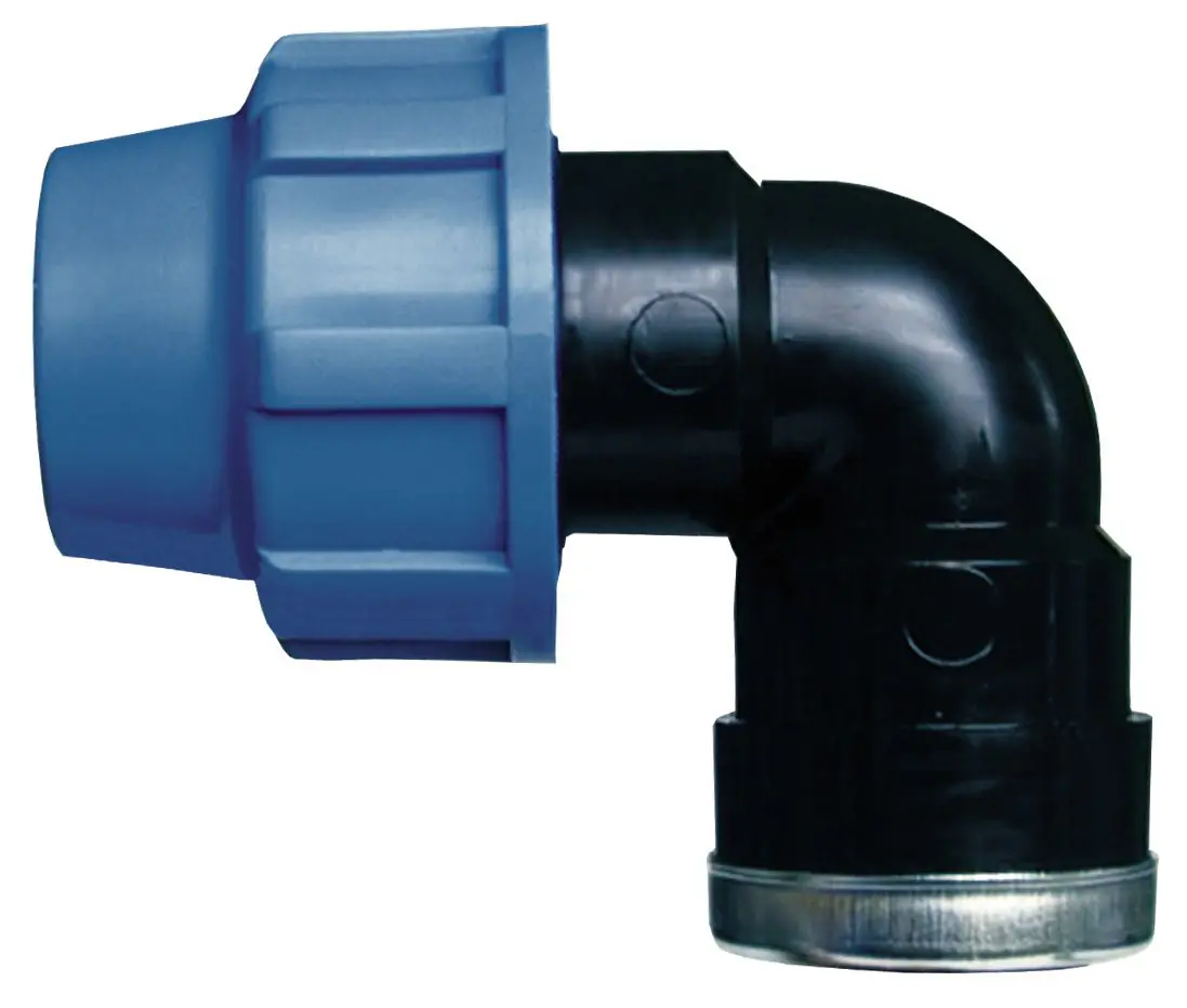 Cornat Winkel für PE-HD-Rohr Polypropylen, ø 40 mm, 1 1/4" IG