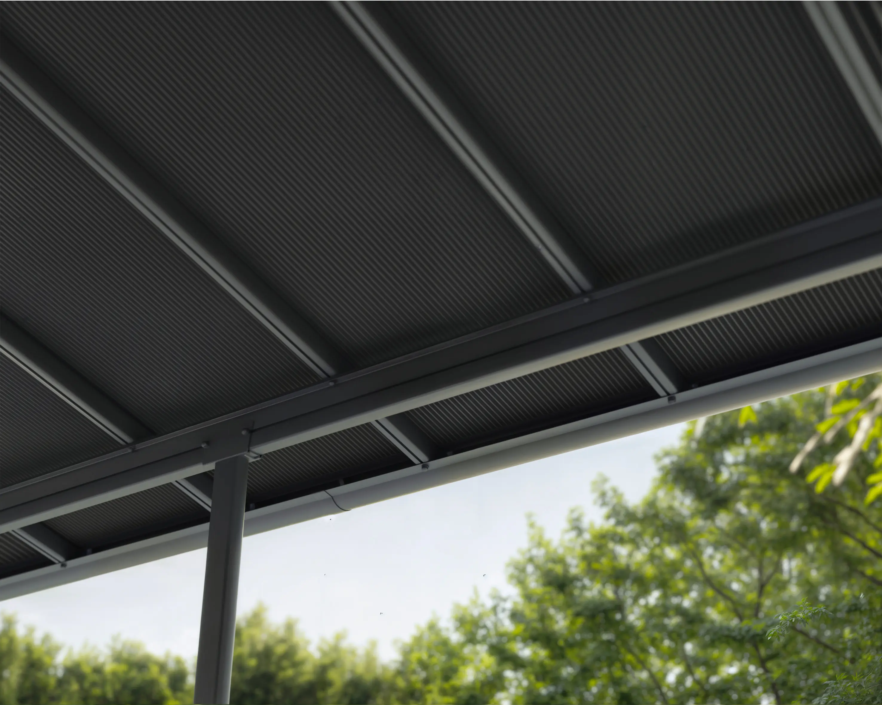 Canopia Terrassenüberdachung Sierra Cabrio 971 x 295 cm grau 