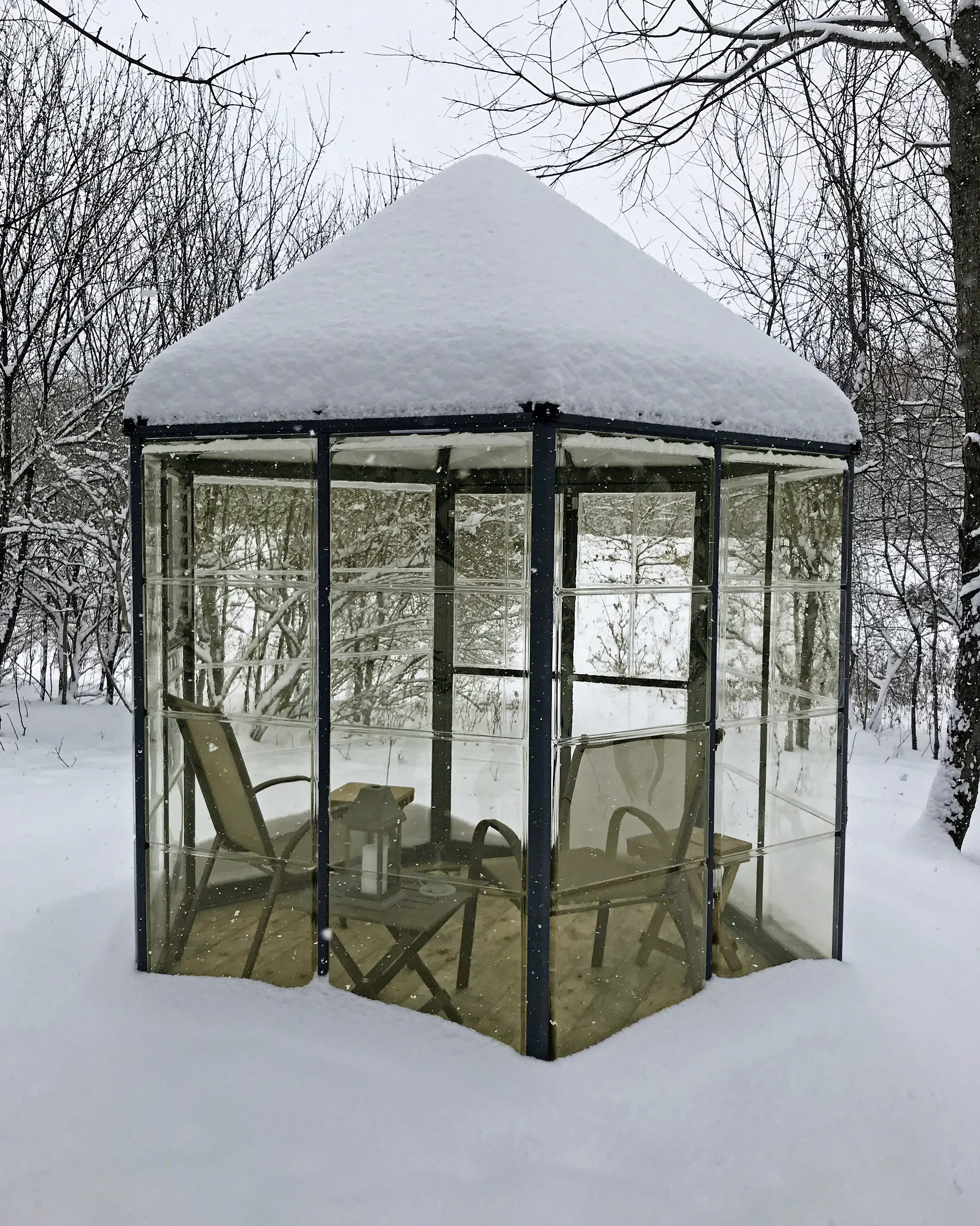 Canopia Gewächshaus Oasis 8 Alu grau 247 x 213 cm