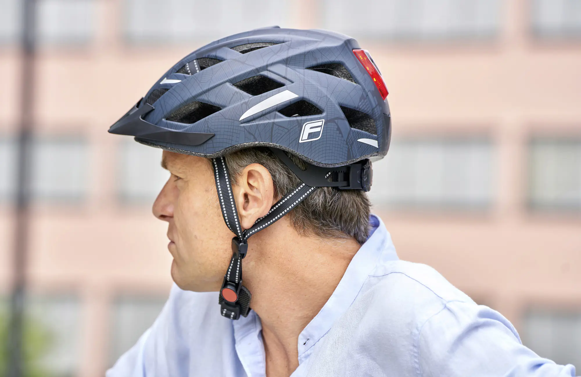 Fischer Fahrradhelm Urban Plus Brooklyn S/M  schwarz matt