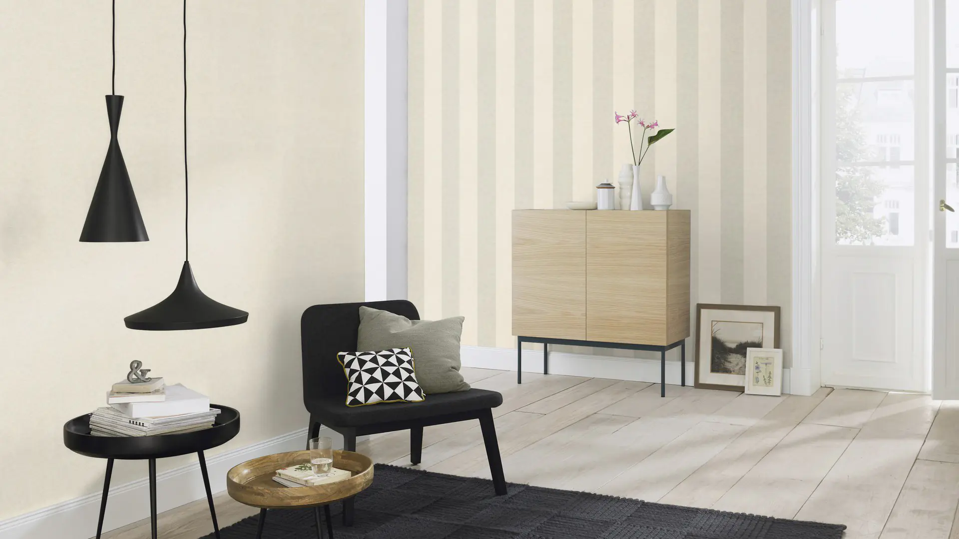 Schöner Wohnen Vliestapete Uni warmbeige 10,05 x 0,53 m
