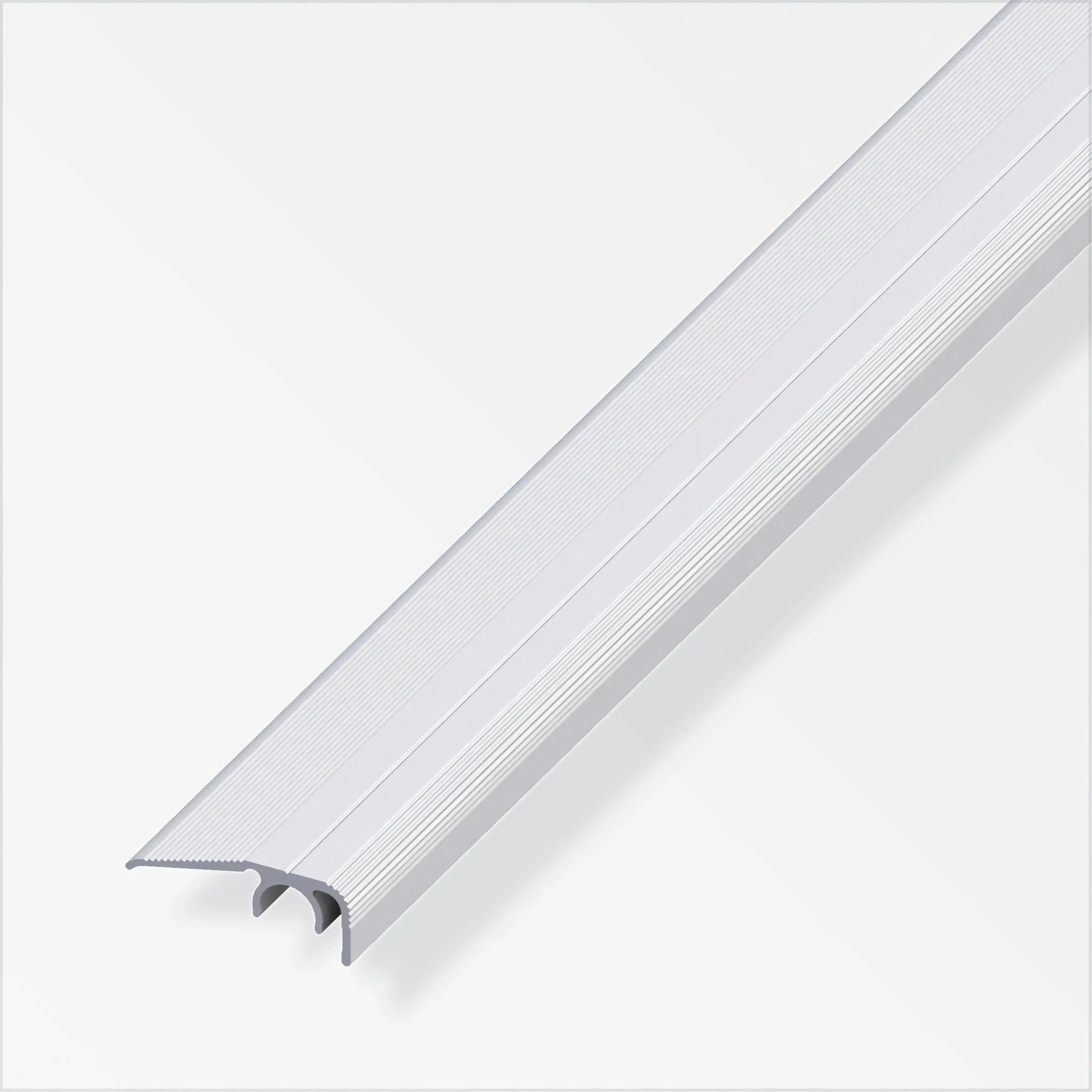 alfer Abschluss-Profil, 12,5 mm 2 m, 32 x 12.5 mm Alu eloxiert silber