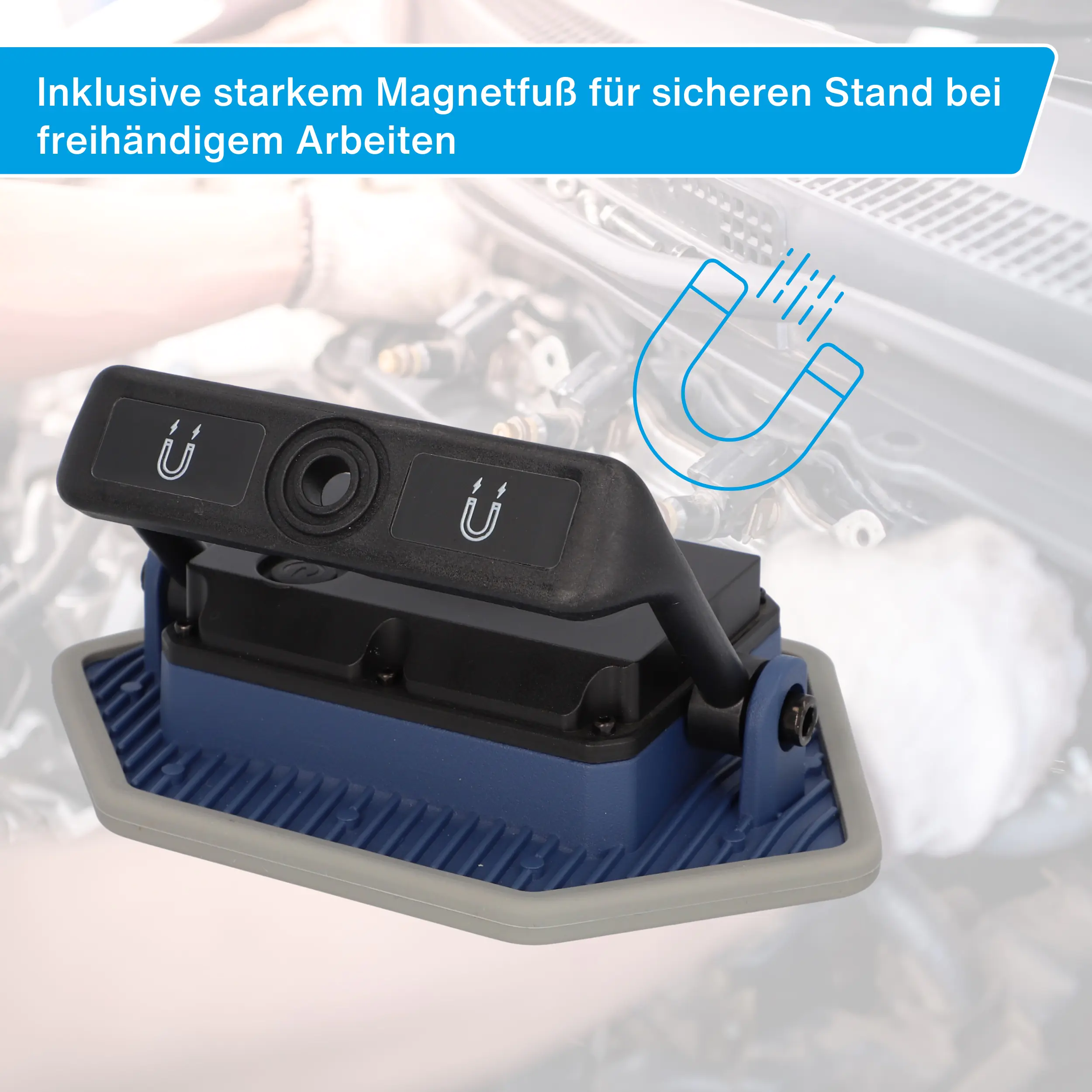 Cartrend LED-Flutlichtstrahler mit neigbaren Magnetfuß 3000 Lumen