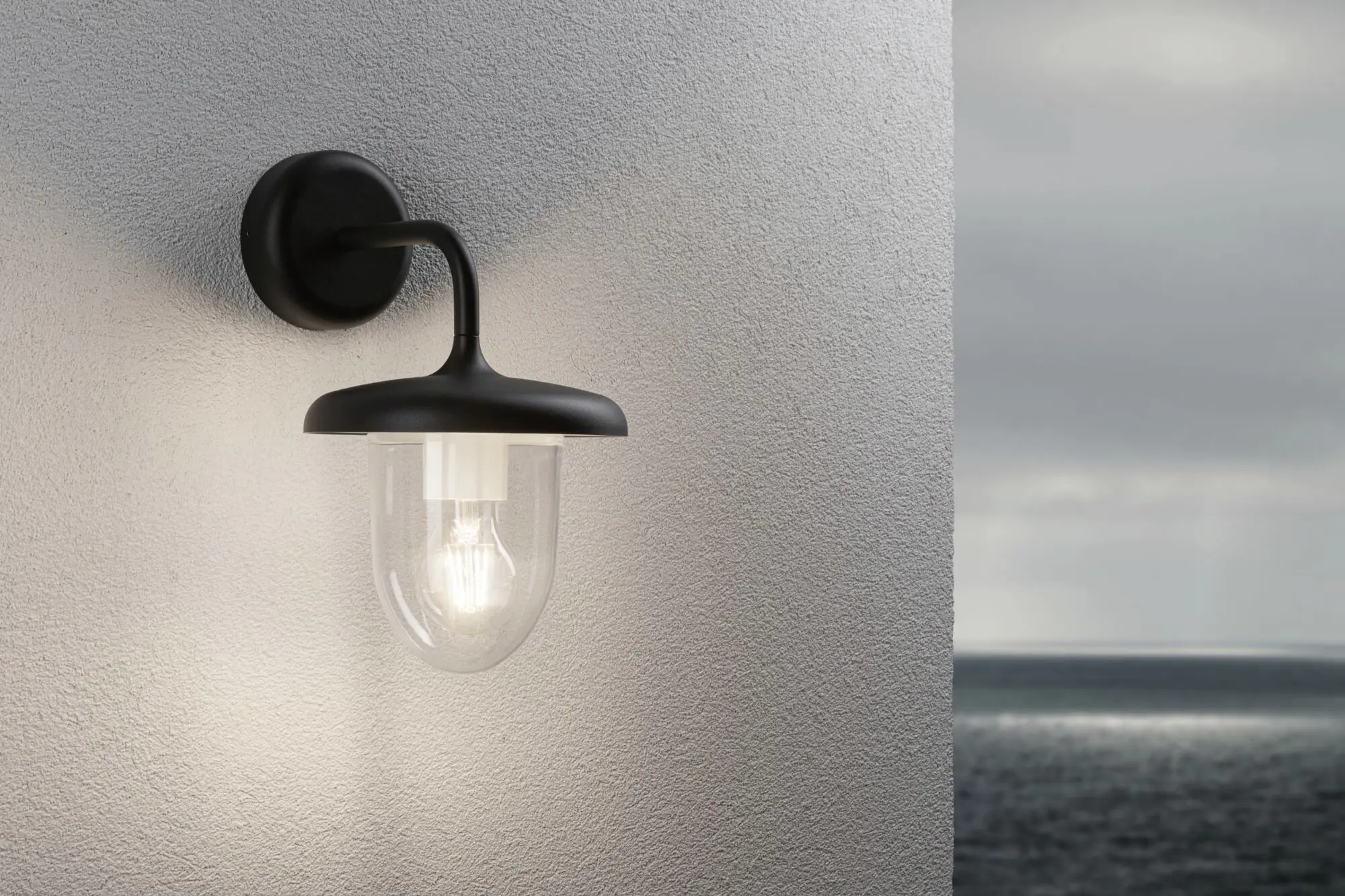 Paulmann LED Außen-Wandleuchte Vintario anthrazit 30,5 x 18 cm E27