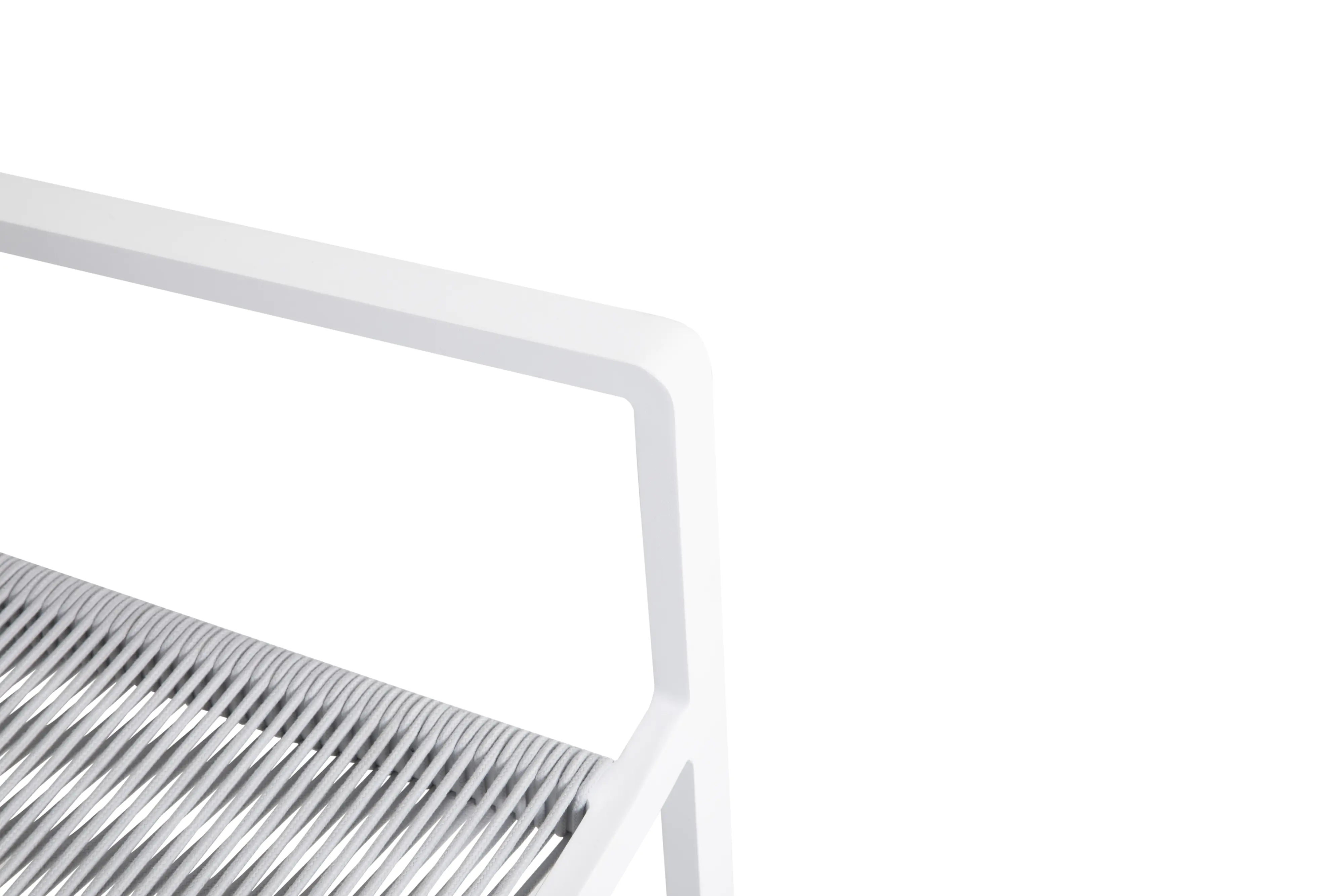 Primaster Garten-Essgruppe Santorini 6 Personen Aluminium/Seil