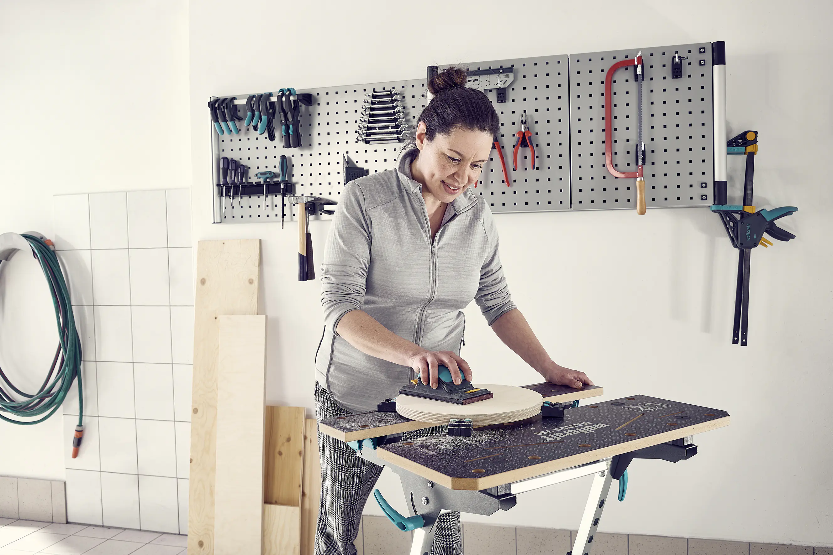 Wolfcraft Maschinen- und Spanntisch Master 750 Ergo höhenverstellbar