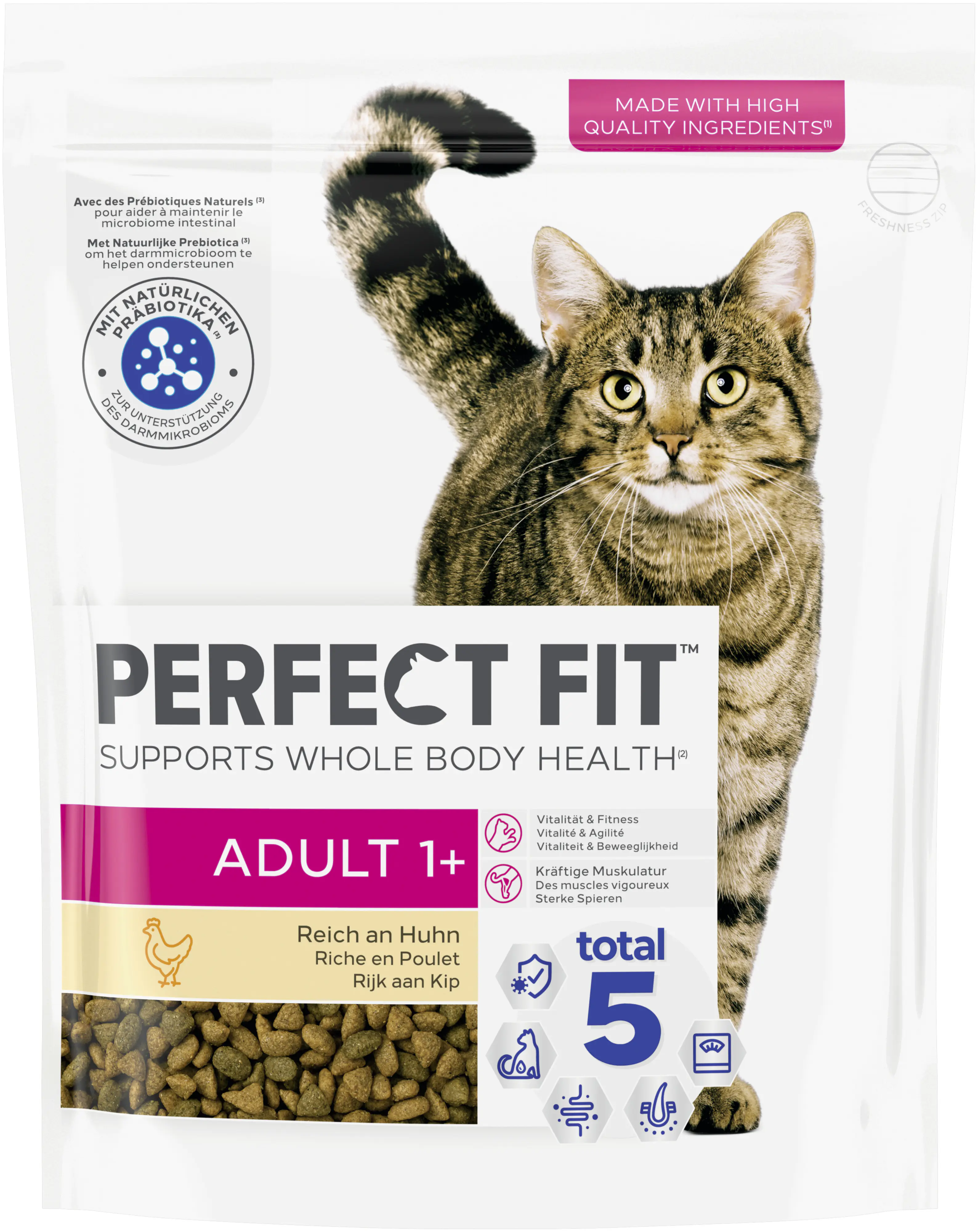Perfect Fit Adult 1+ mit Huhn Katzenfutter 750g