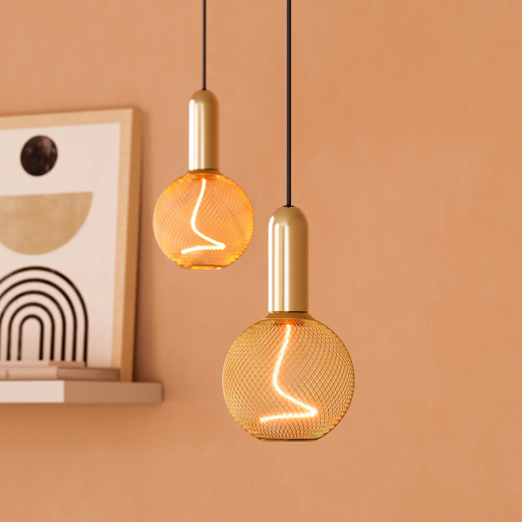 Osram Pendelleuchte 1906 Pendulum 164 cm gold