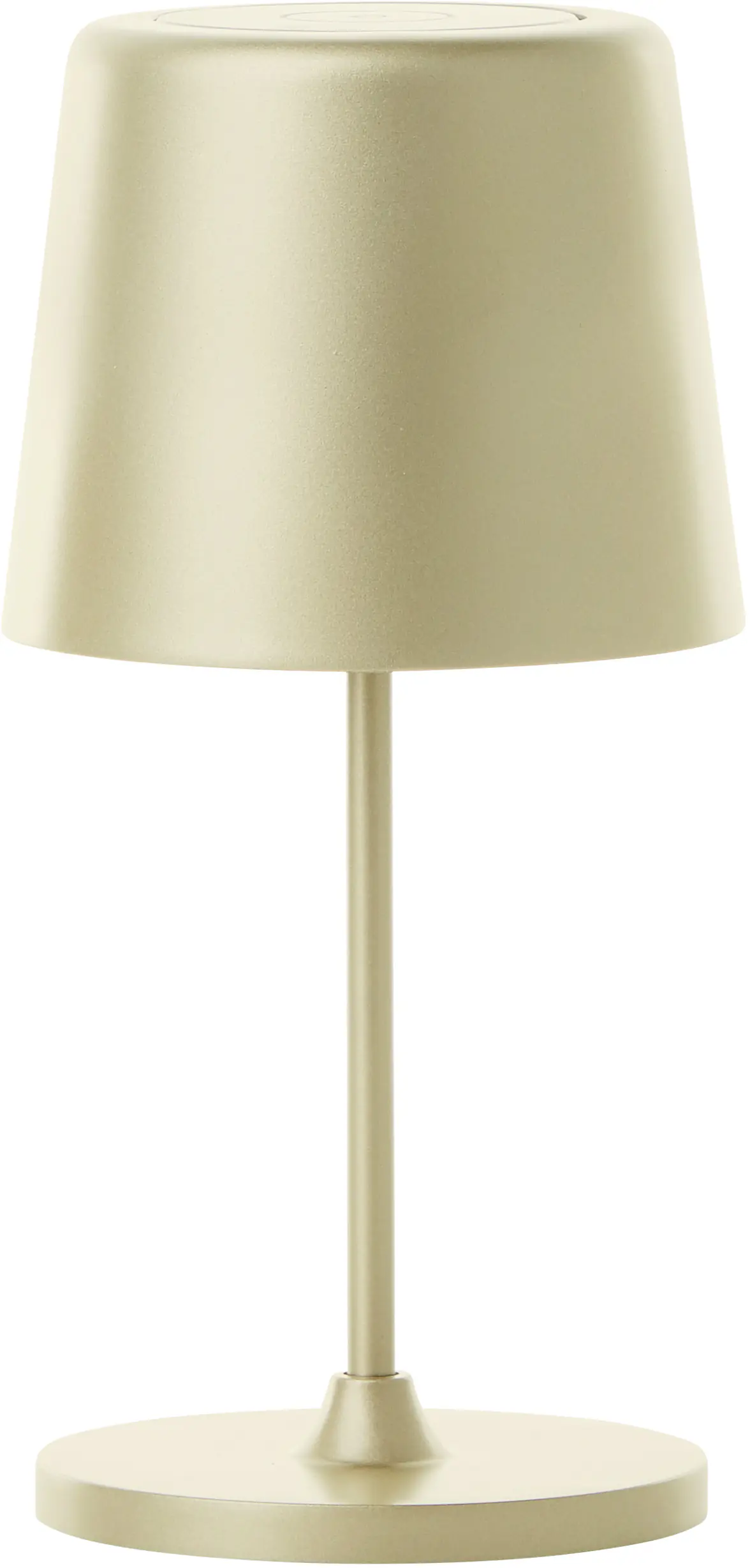 Brilliant LED Akku-Tischlampe Kaami 37 cm dimmbar USB-Kabel gold warmweiß