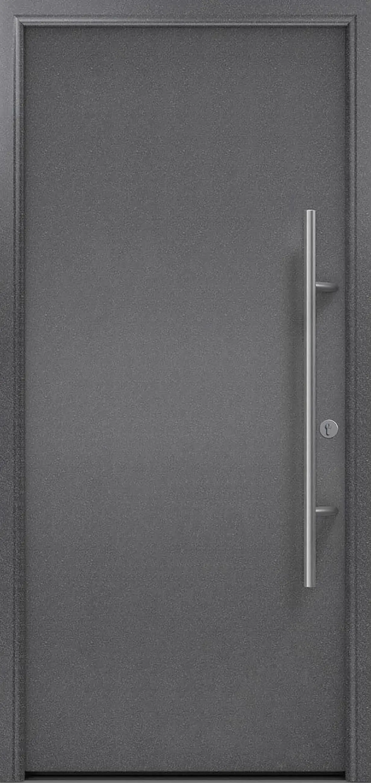 EcoStar Haustür ISOPRO Secur IPS 010 RC2 anthrazit metallic 110 x 210 cm