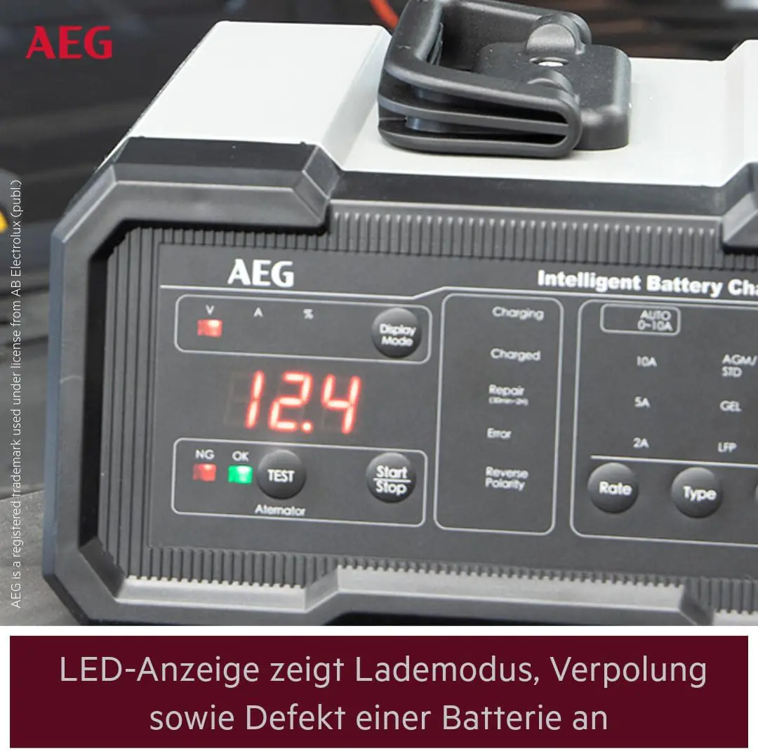 AEG Autobatterie-Ladegerät CW10 6/12 V
