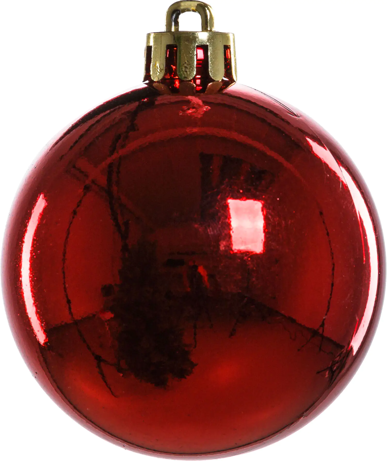TrendLine Weihnachtskugeln bruchfest, langlebig Ø 5 - 8 cm rot 34 Stück