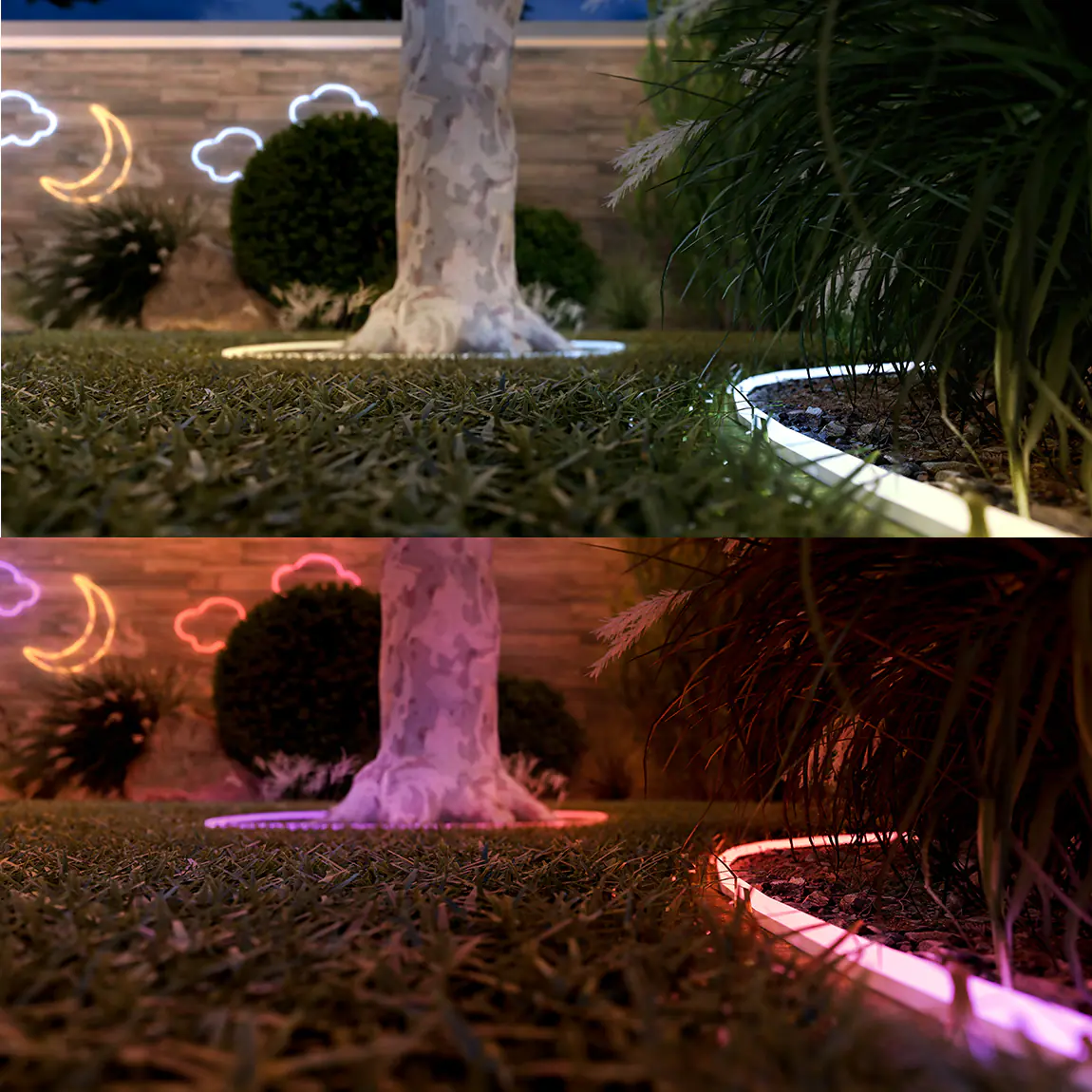 Philips Hue LED-Streifen Neon Gradient Outdoor 3 m 30 W RGBW weiß dimmbar