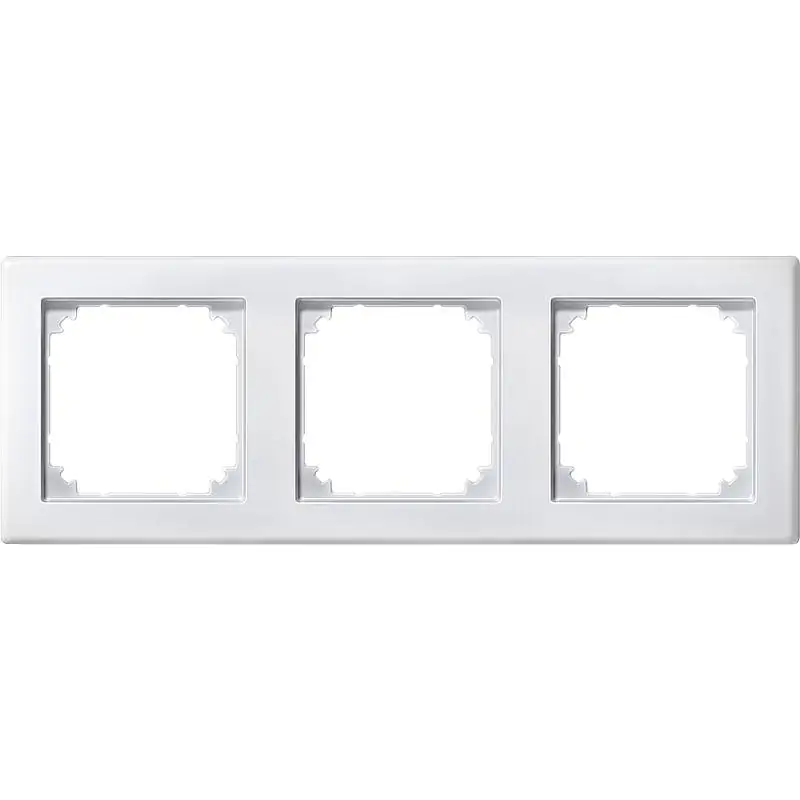 Merten Abdeckrahmen 3-fach M-Smart polarweiß matt 484319