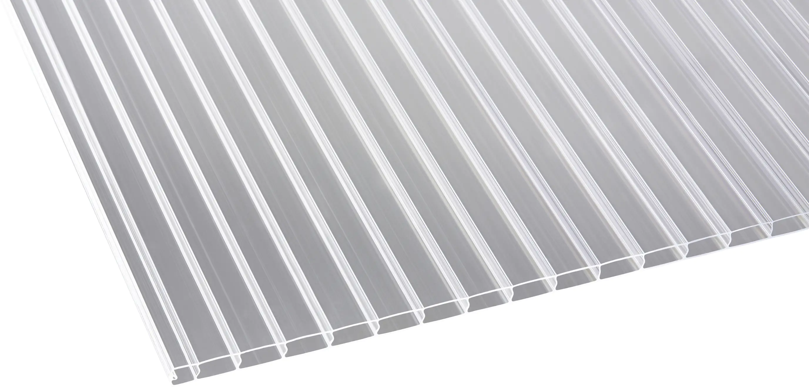 Gutta Polycarbonat-Doppelstegplatte Dual Estetics 200 x 98 cm 16 mm klar