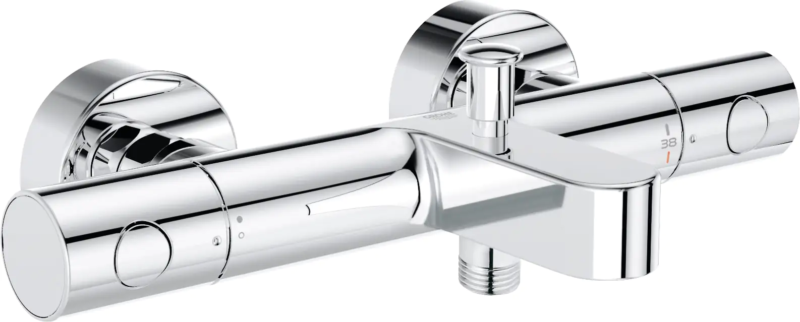 Grohe Badewannenthermostat Precision Get chrom DN 15