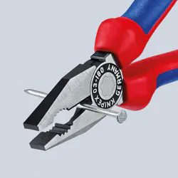 Knipex Kombizange 200 mm schwarz Mehrkomponenten-Hülle