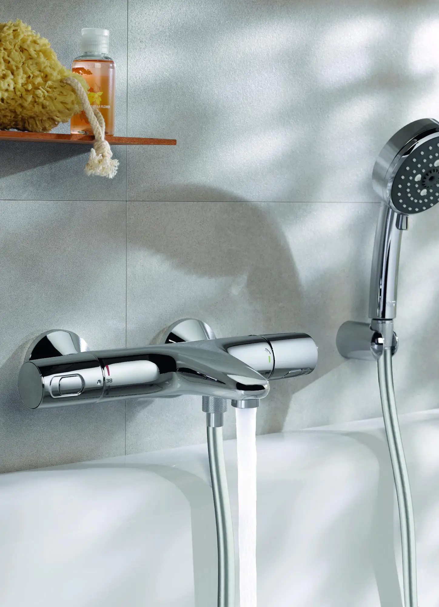 Grohe Wannen-Thermostat Precision Trend New verchromt