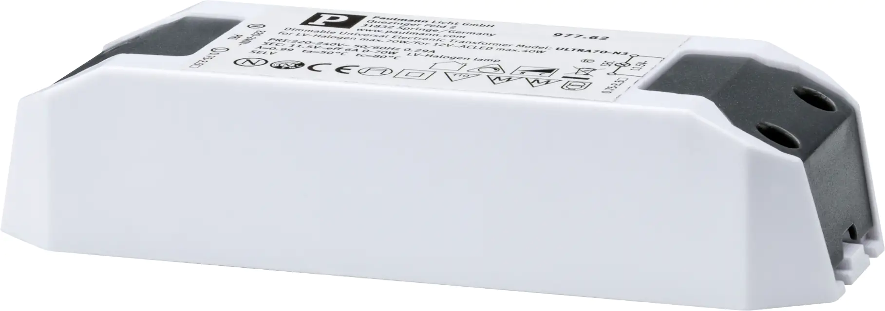 Paulmann Transformator elektronisch Halogen & LED 230/12V 50VA weiß