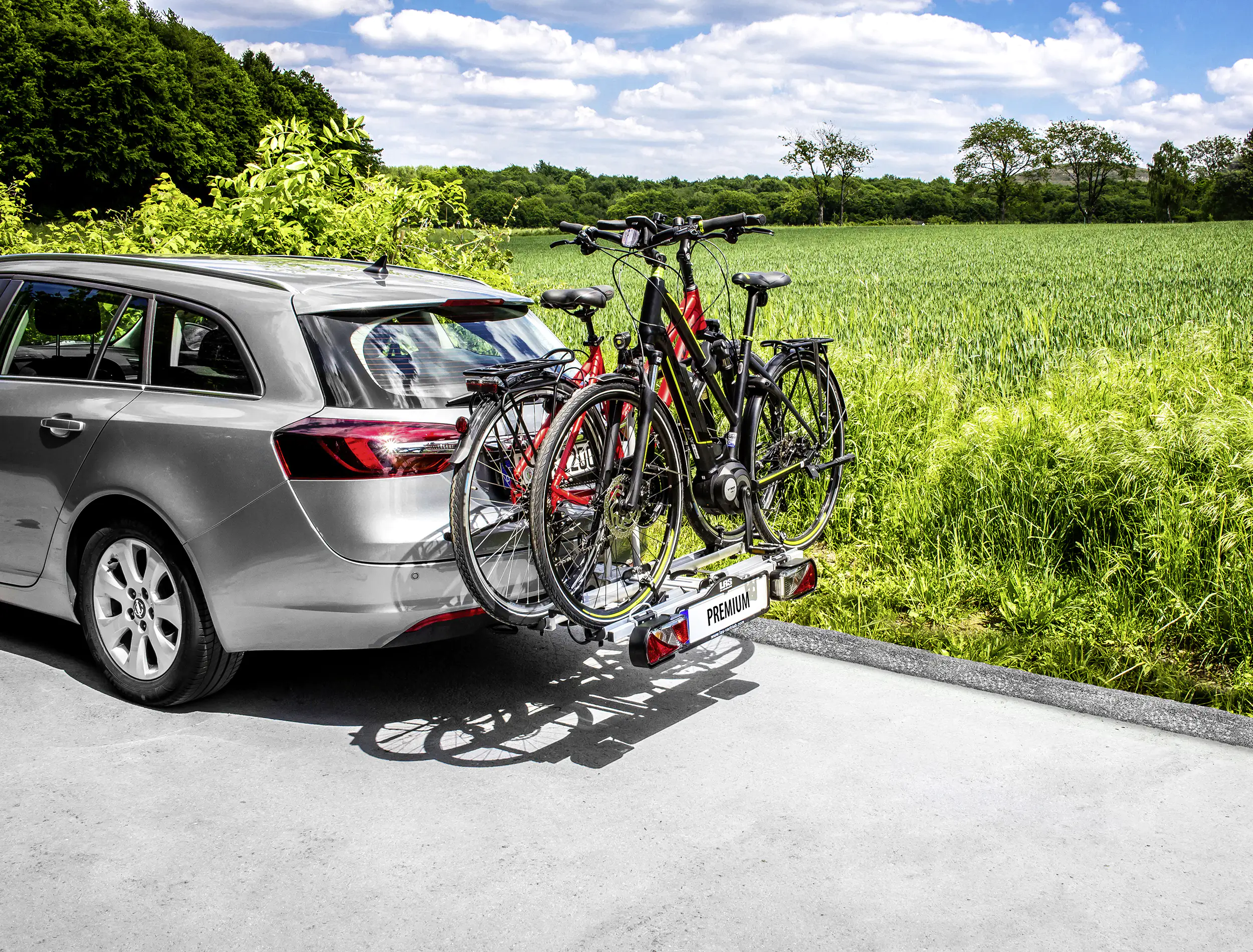 LAS Fahrradheckträger Premium für 2 Fahrräder