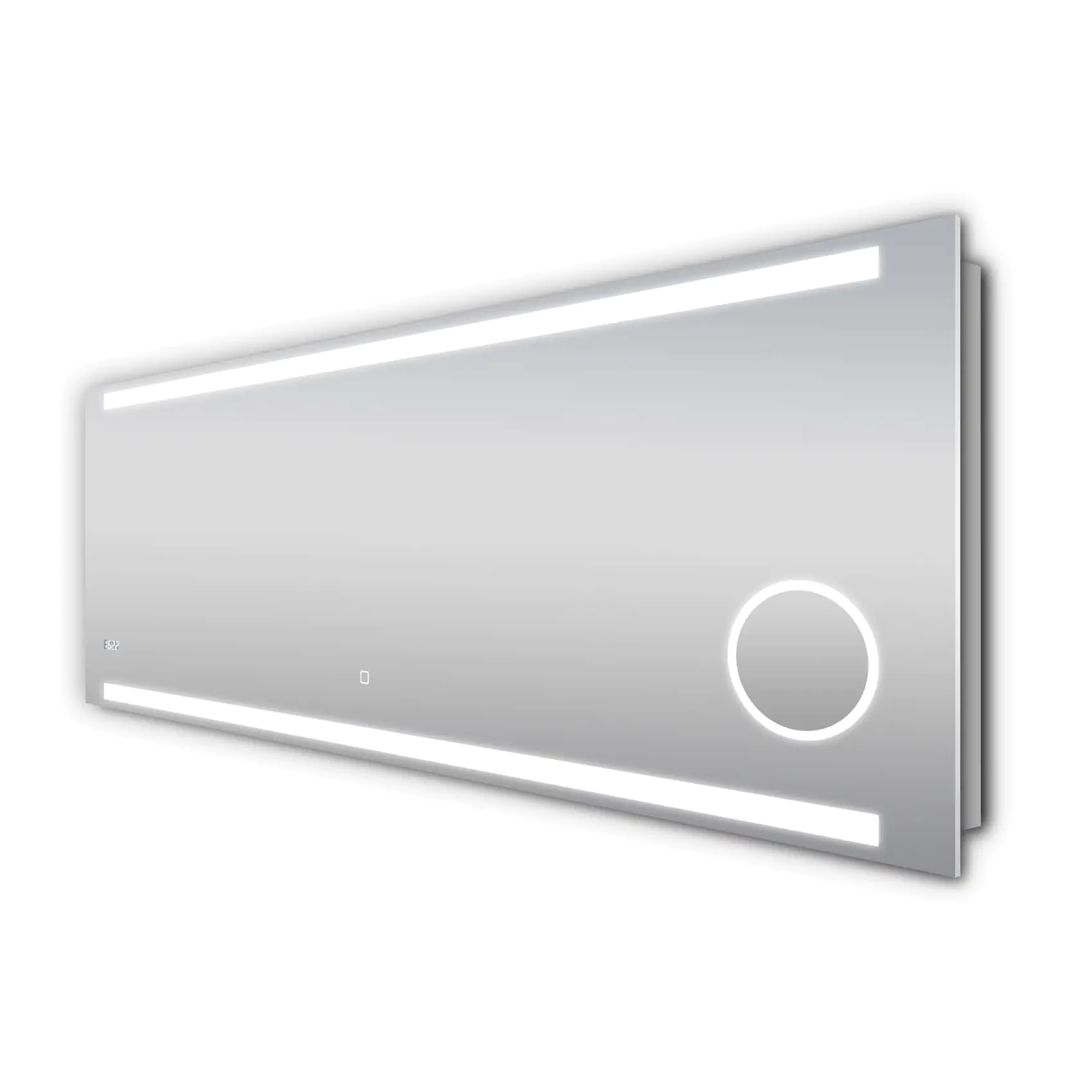 DSK LED Lichtspiegel Silver Rey 160 x 60 cm