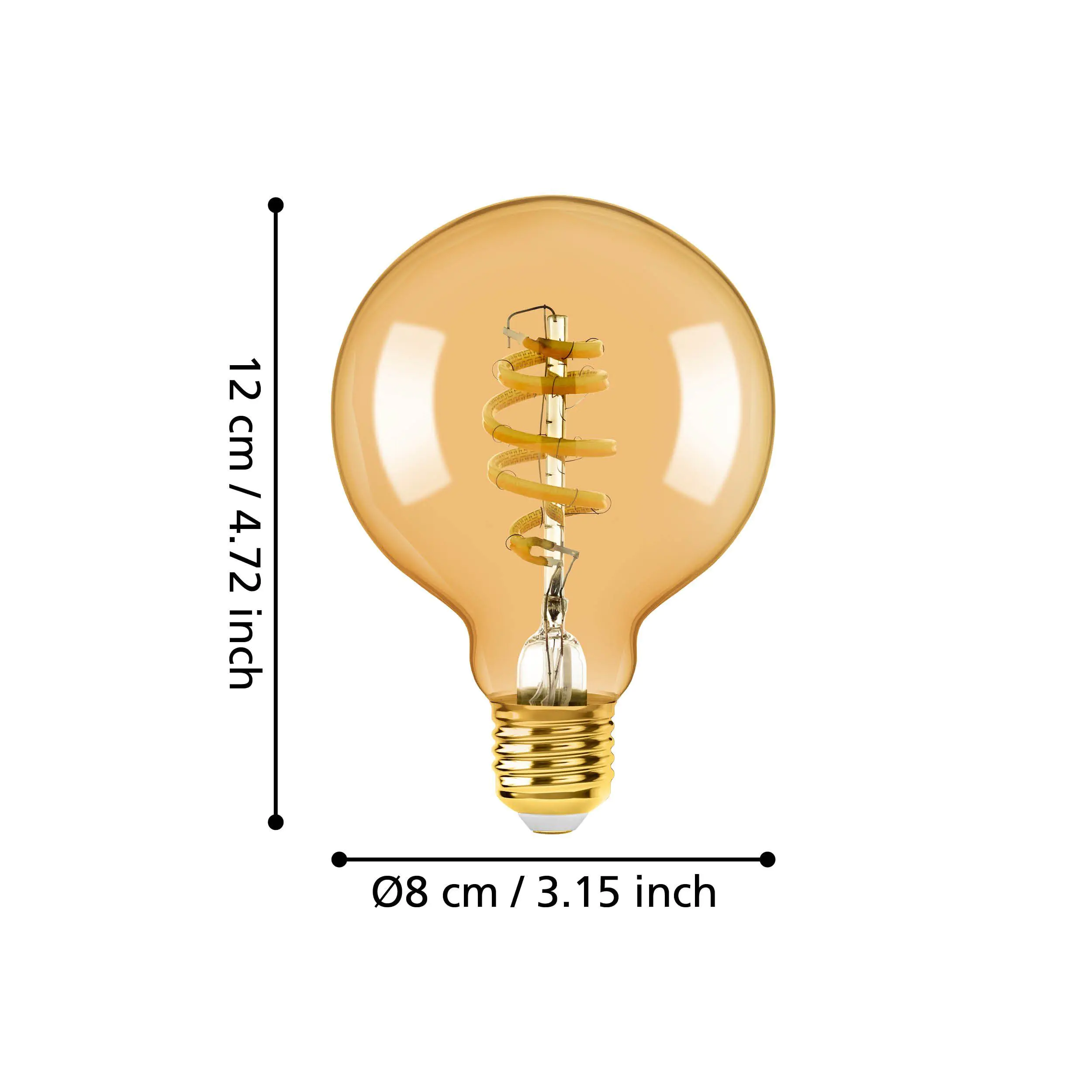 Eglo Connect LED Leuchtmittel-Z G80 Globeform E27 5,5 W Smart connect Z