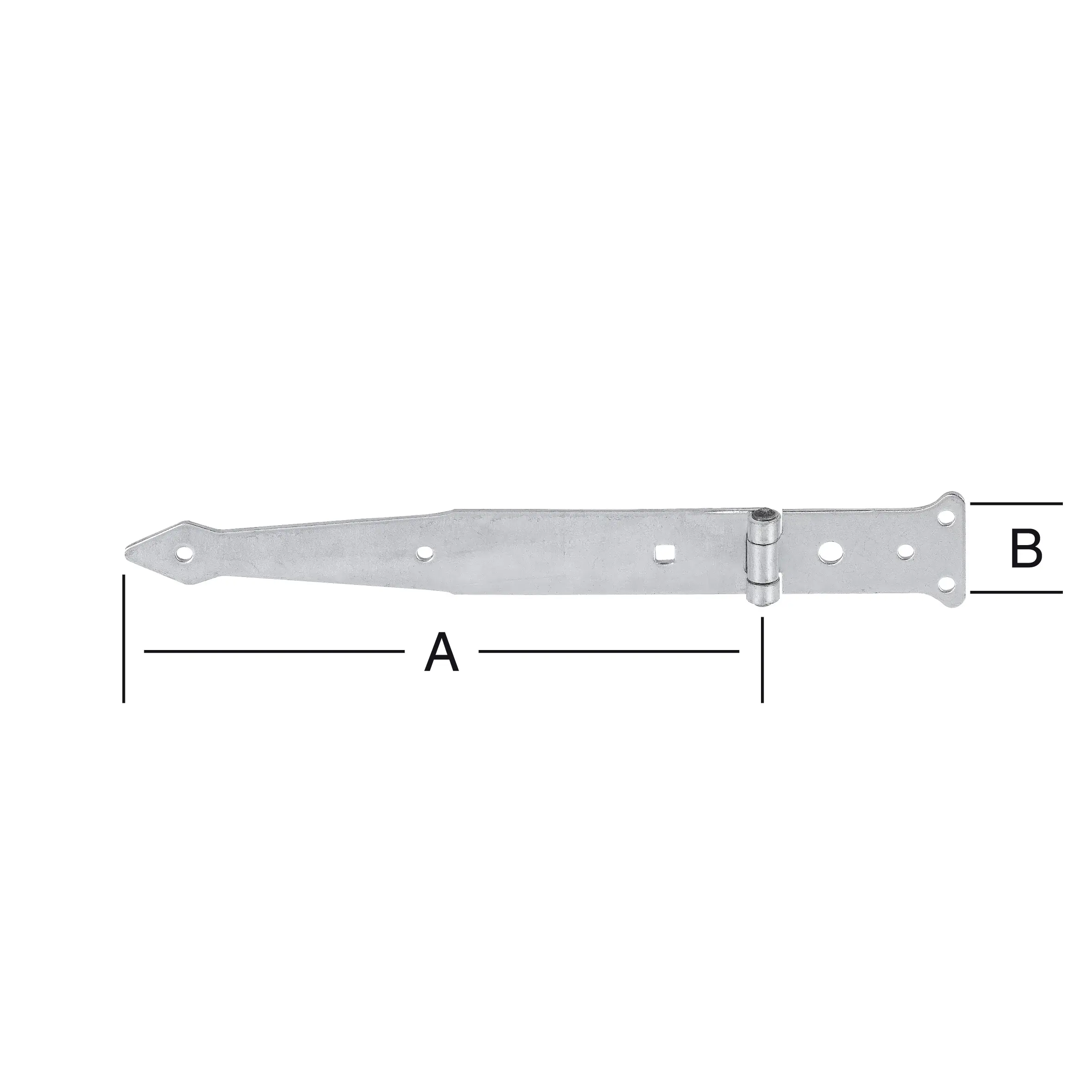 Vormann Werfgehänge schwer verzinkt 400 x 45 mm