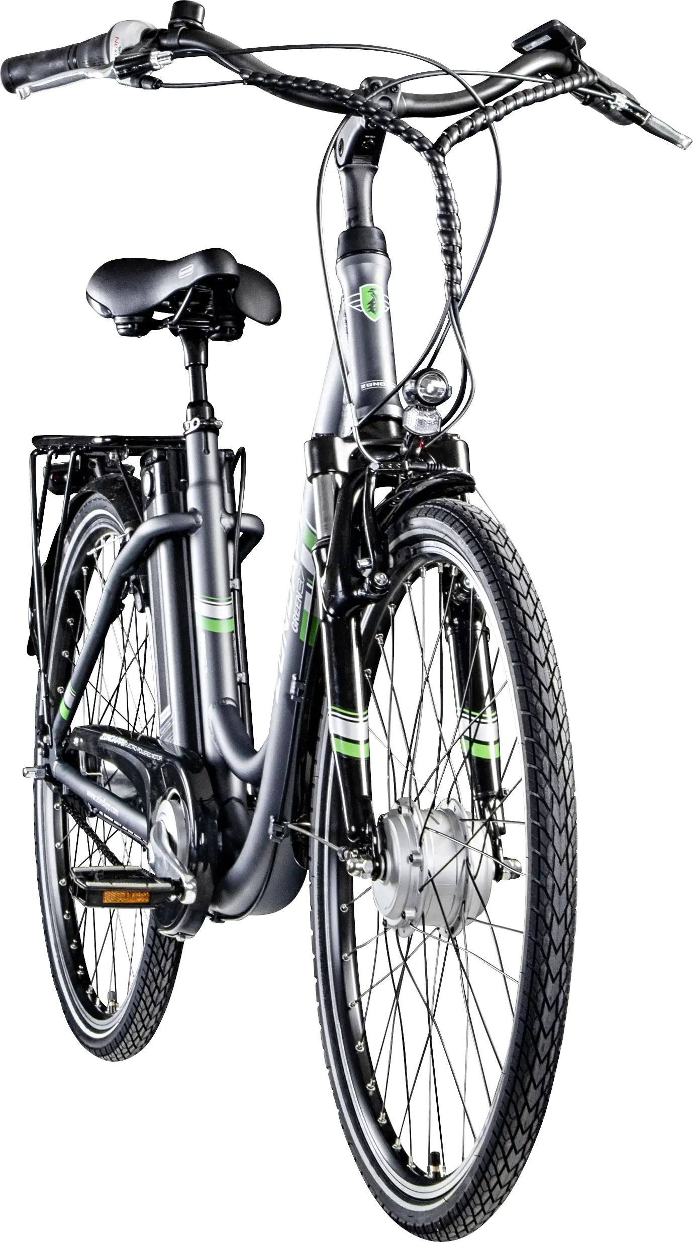 Zündapp E-Bike City Green 3.7 26 Zoll 7-Gang 536 Wh grau