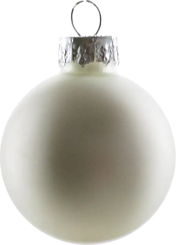 TrendLine Weihnachtskugeln aus Glas Ø 3,5 cm weiß 16 Stück