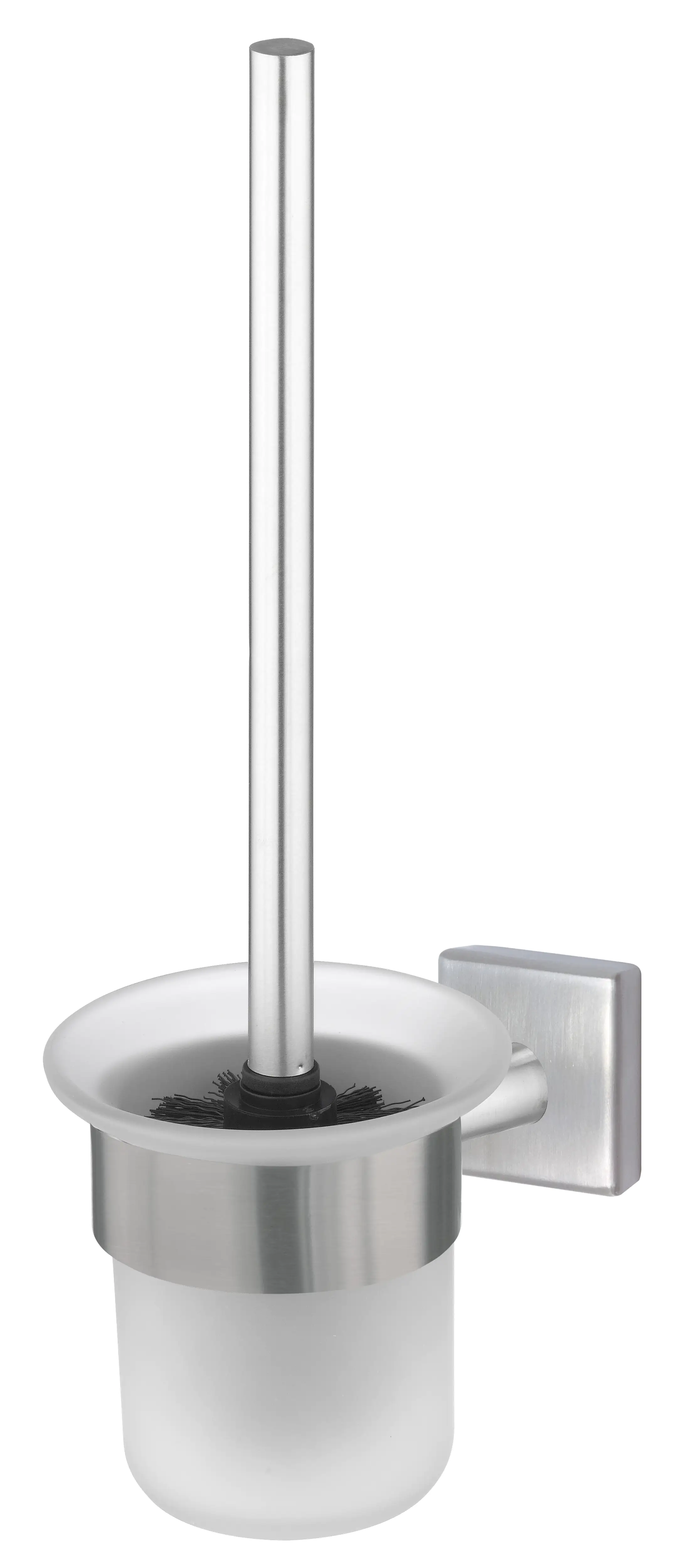 Trendline Toilettenbürstenhalter Edelstahl gebürstet Simple Cube