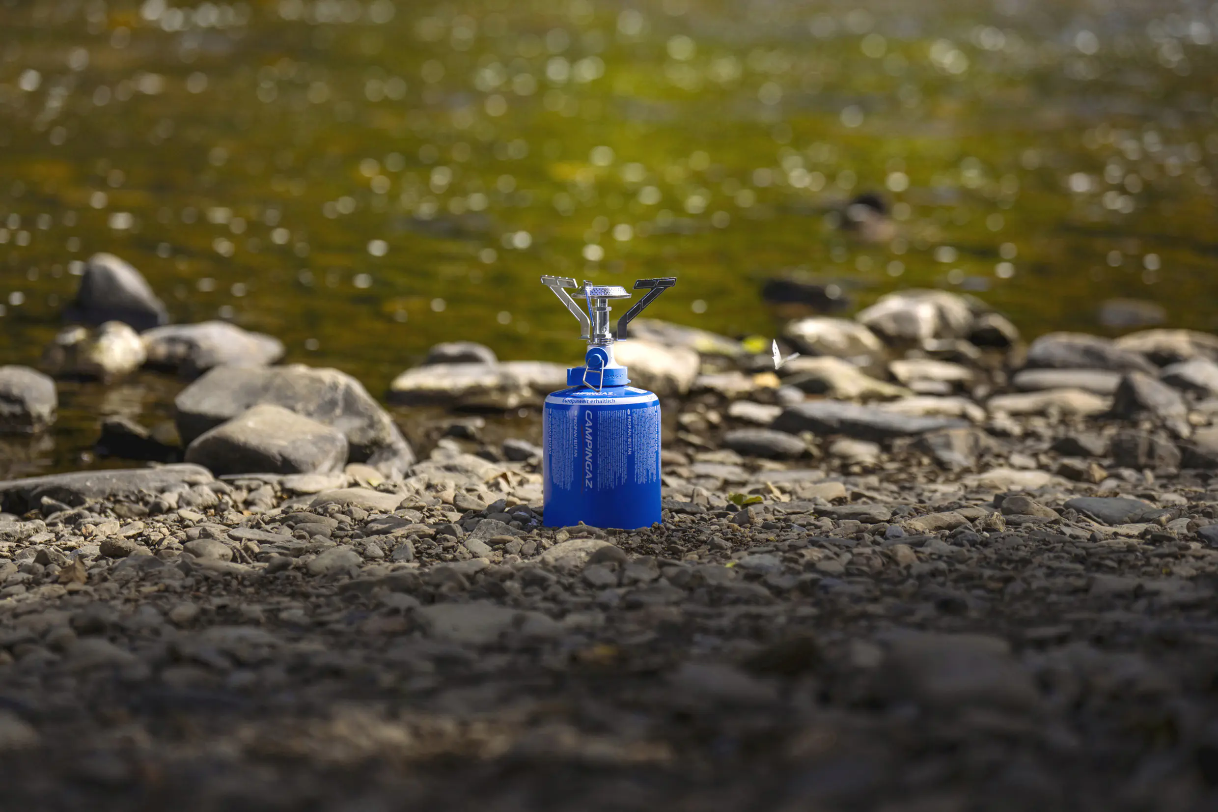 Campingaz Campingkocher Twister Connect blau-silber