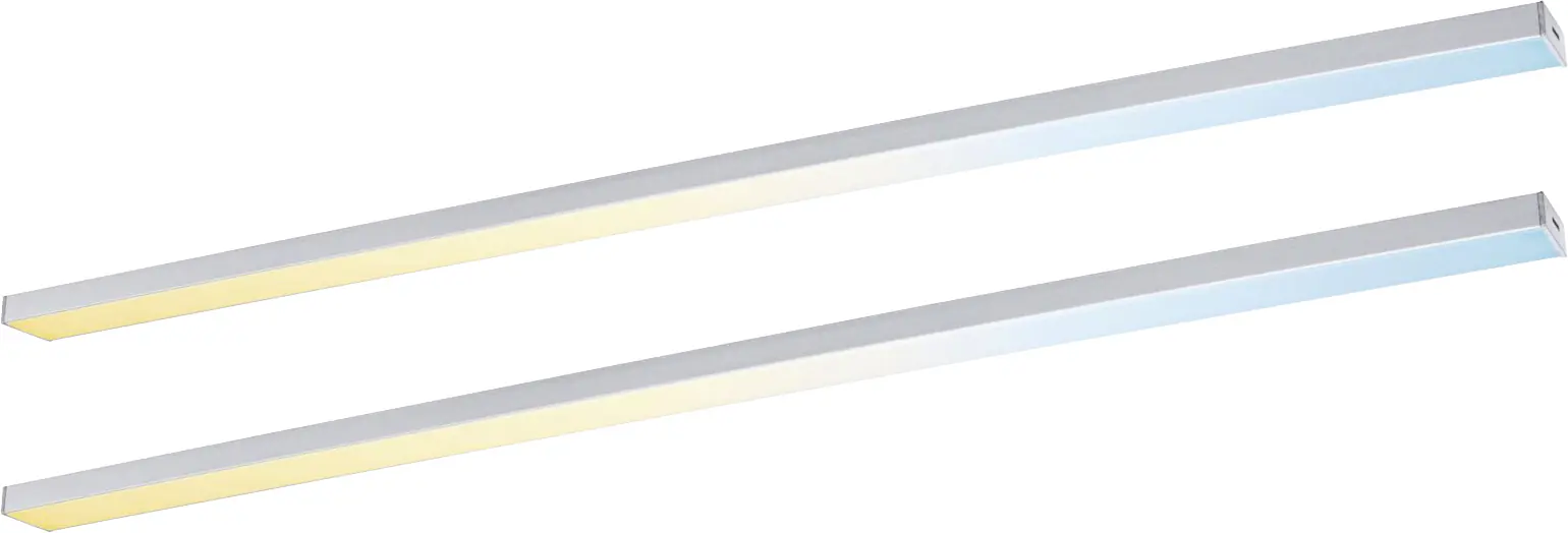 Paulmann LED Lichtleiste Inline Erweiterung chrom matt 55 cm TW 2er Set